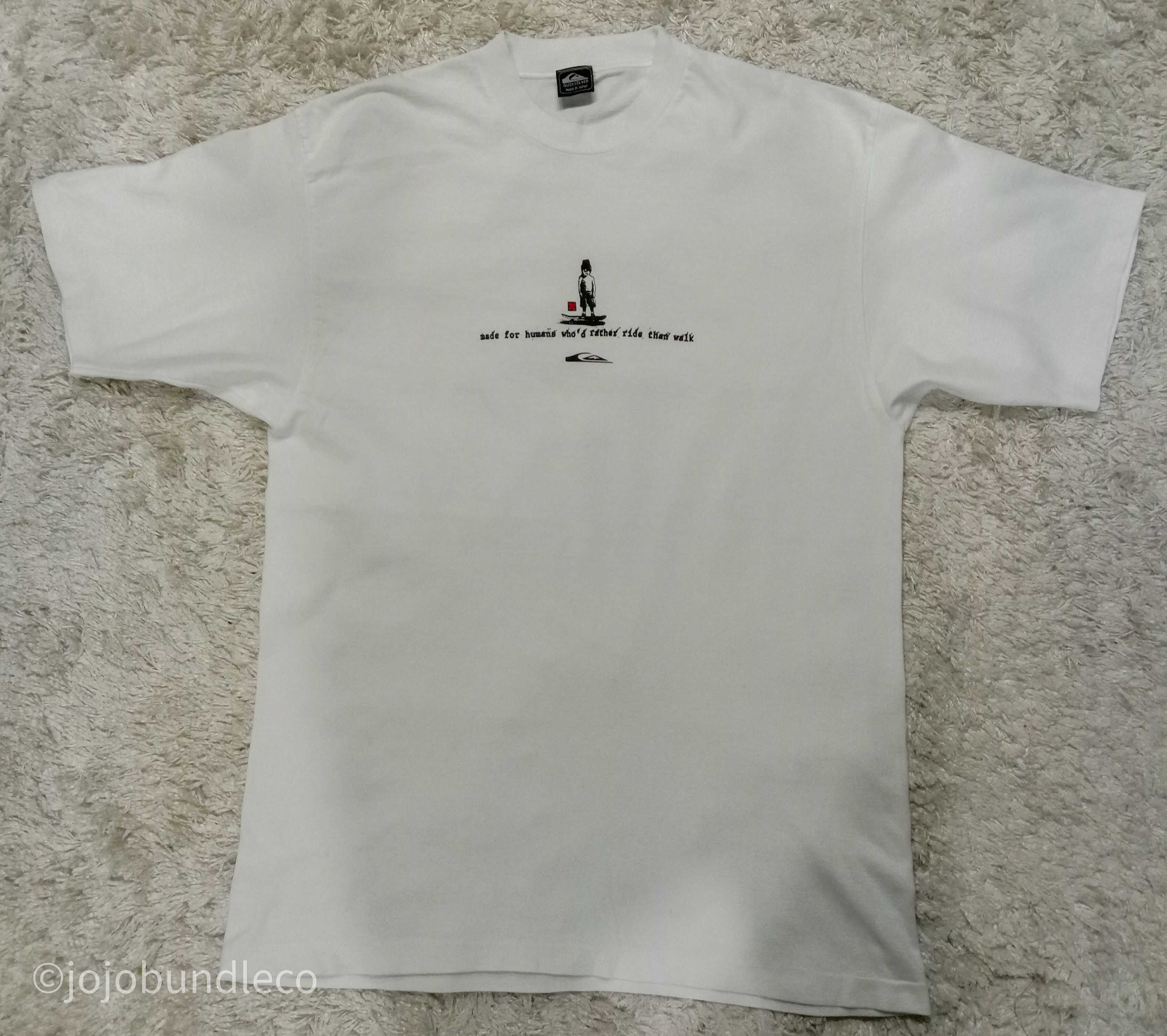 Quicksilver Rare skateboard design single stitch vtg shirt Size US M / EU 48-50 / 2 - 2 Thumbnail