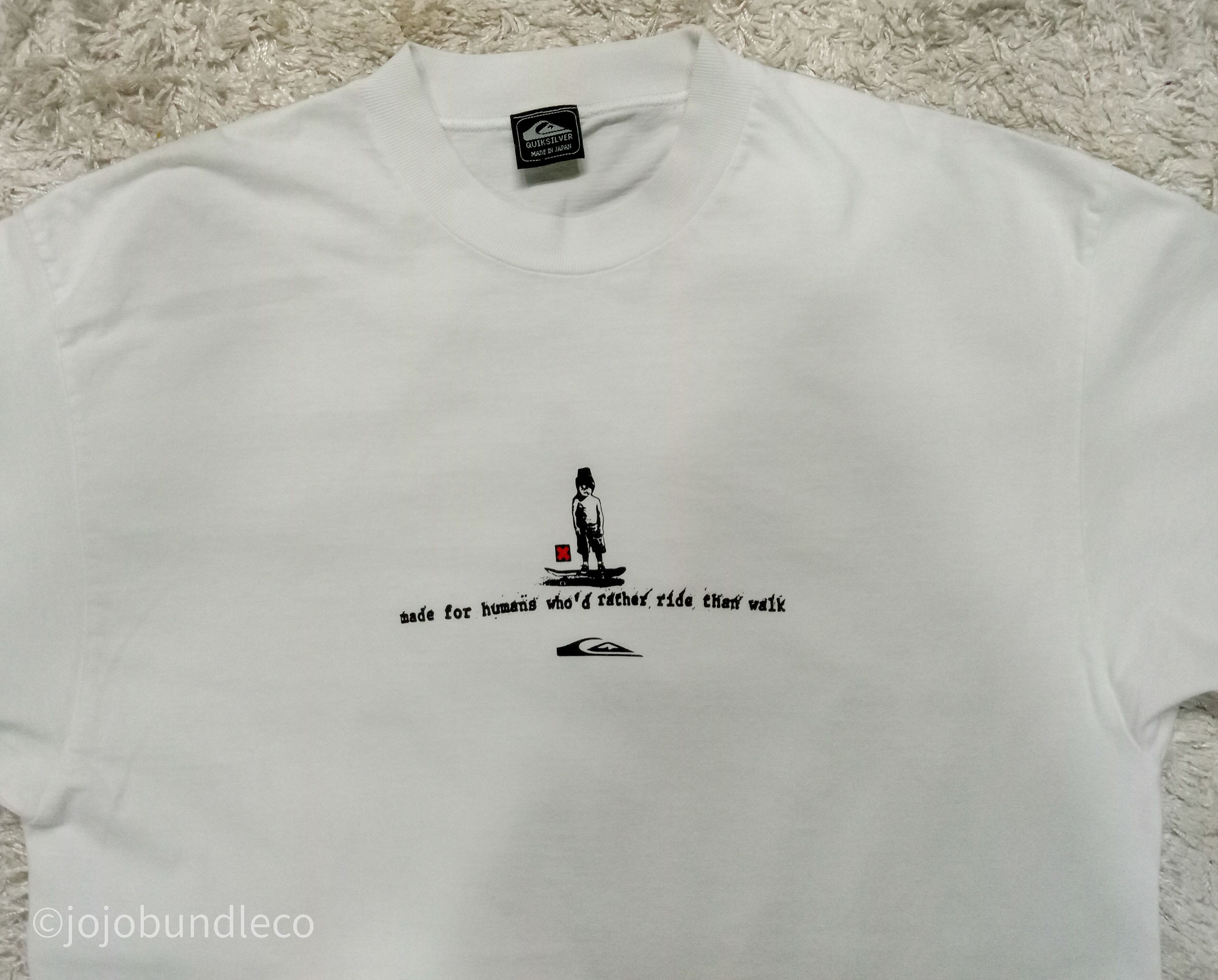 Quicksilver Rare skateboard design single stitch vtg shirt Size US M / EU 48-50 / 2 - 3 Thumbnail