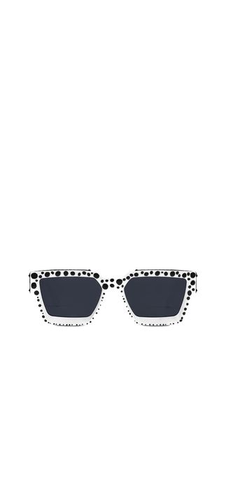 LOUIS VUITTON LV X Yk 1.1 Millionaires Painted Dots Sunglasses Black Acetate & Metal. Size W