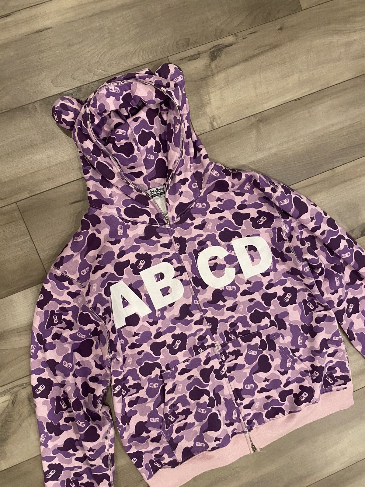 Custom × Japanese Brand Jose Wong Purple ABCD Hoodie Jackie Chan | Grailed