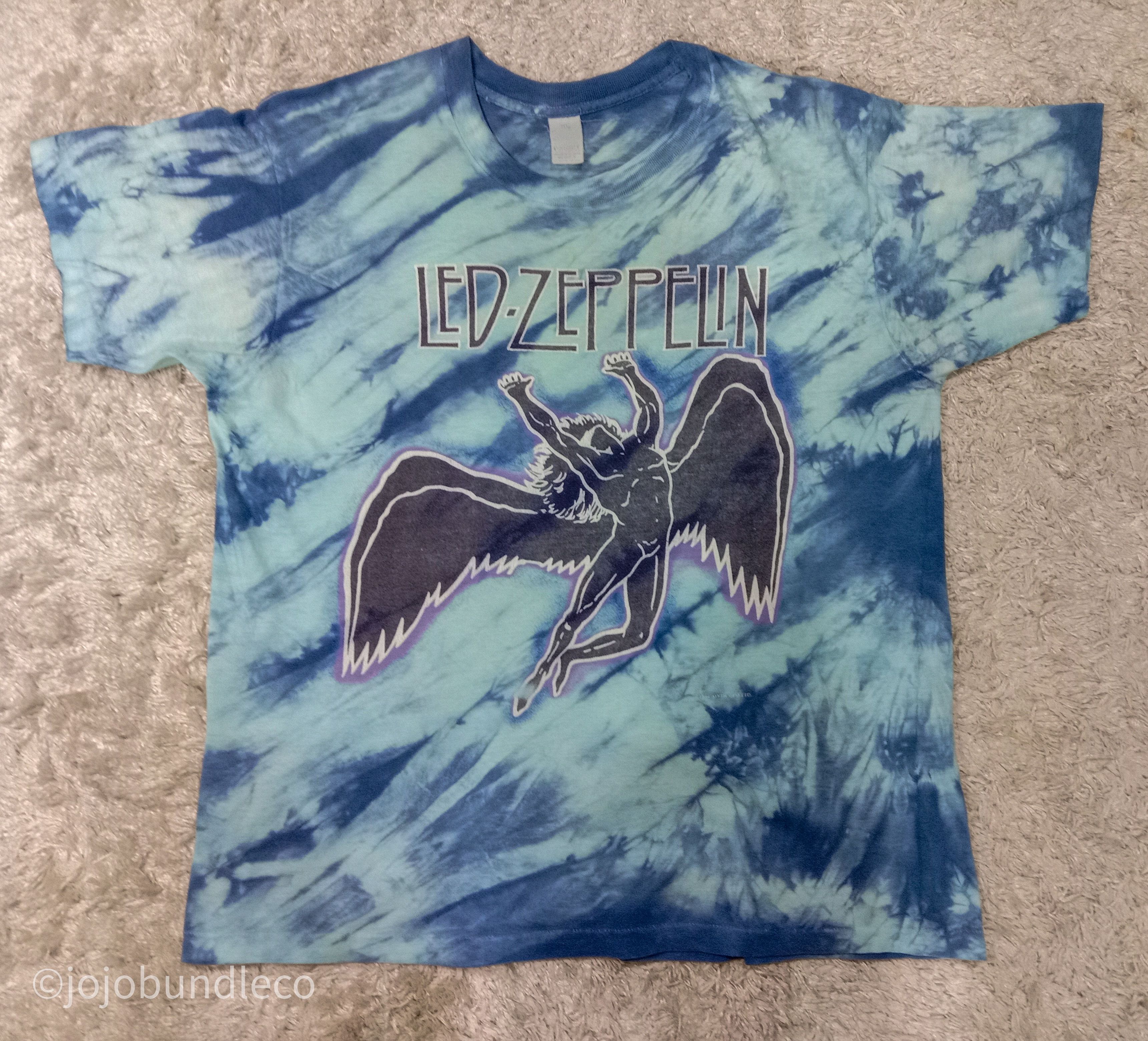 Band Tees ©1984 True Vtg Led Zeppelin shirt Size US L / EU 52-54 / 3 - 2 Thumbnail