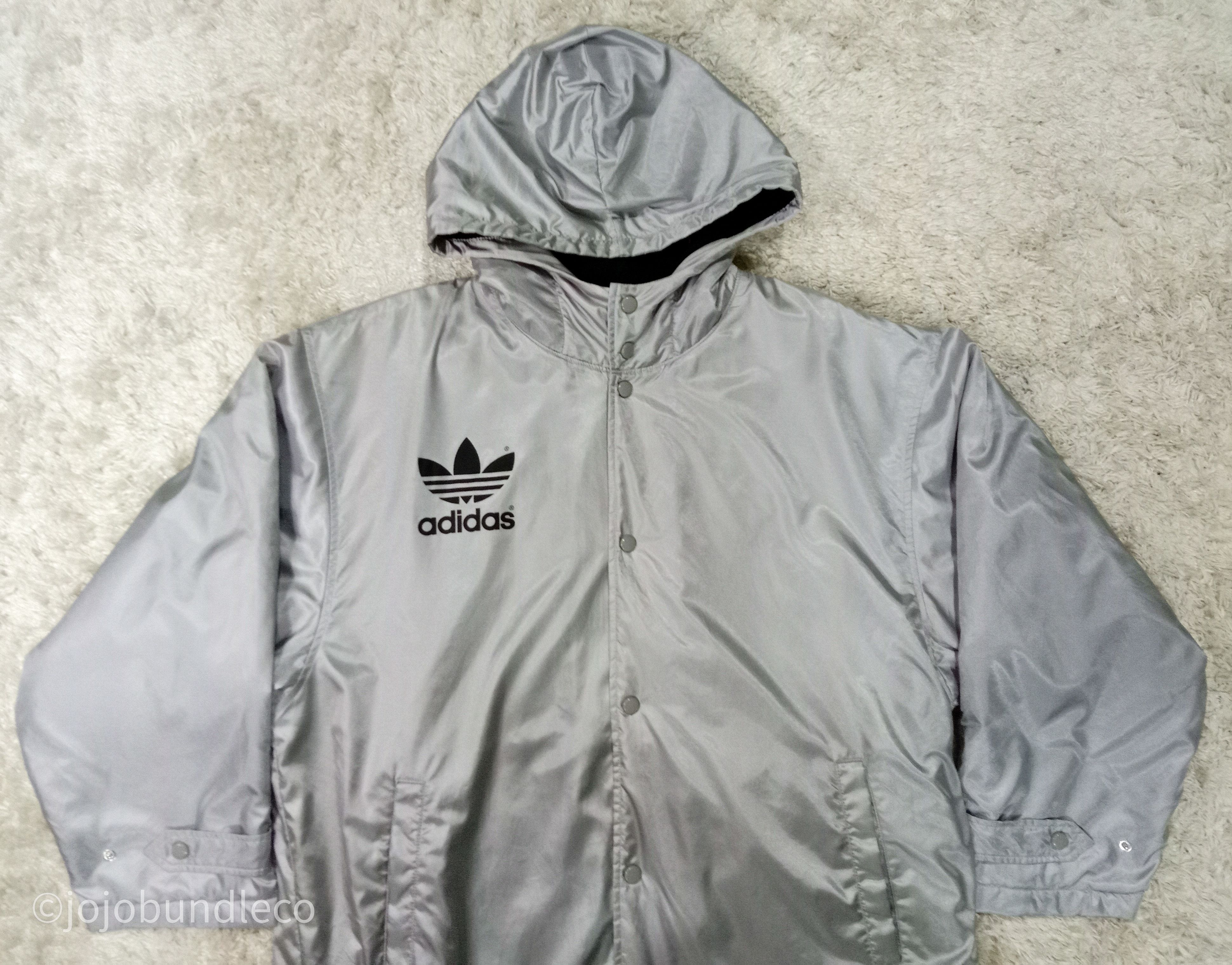 Adidas Reflective Vtg Oversize Big Logo Adidas hoodie Jacket Size US M / EU 48-50 / 2 - 6 Thumbnail