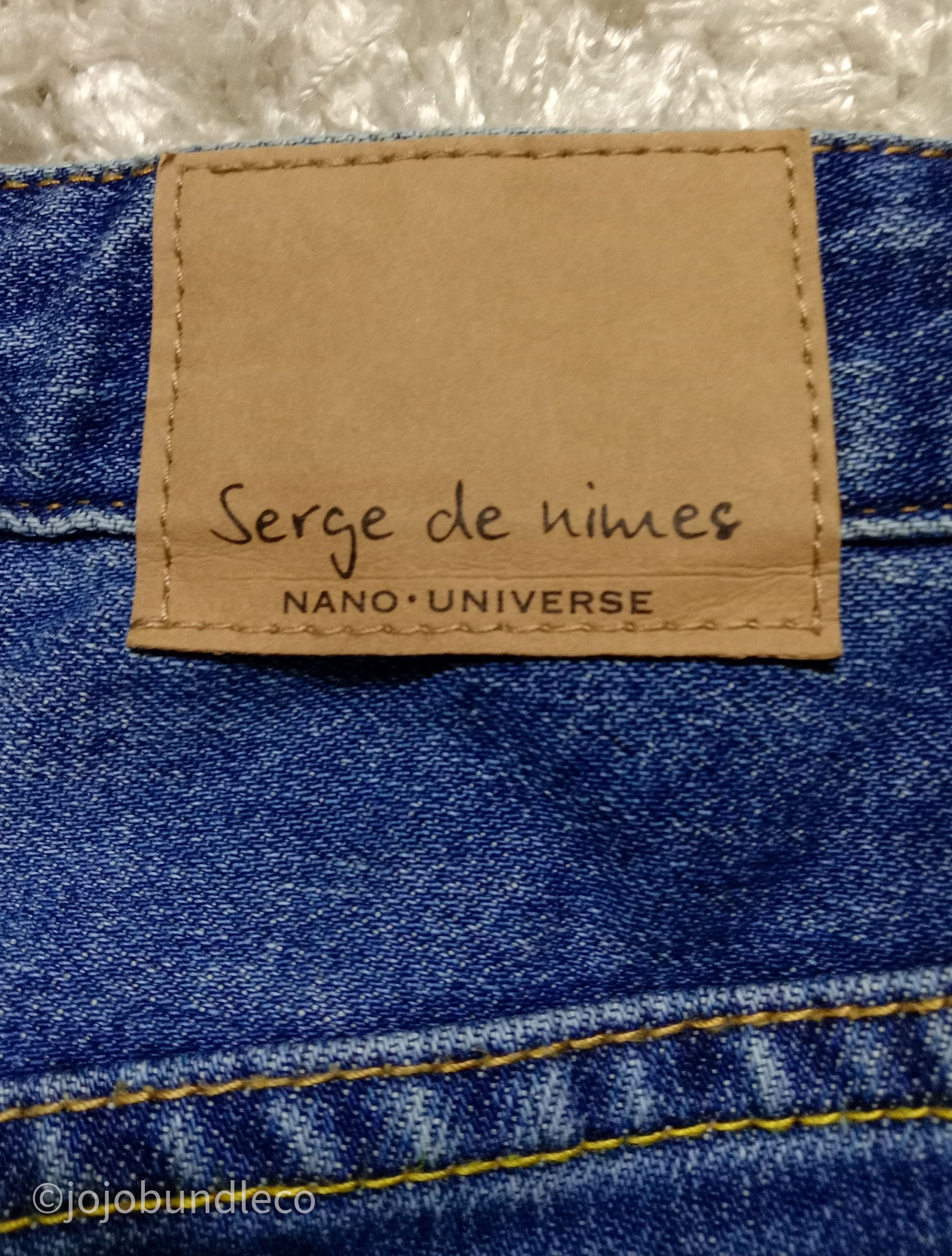 Japanese Brand Serge Denimes x nano universe denim pants Size US 34 / EU 50 - 1 Thumbnail