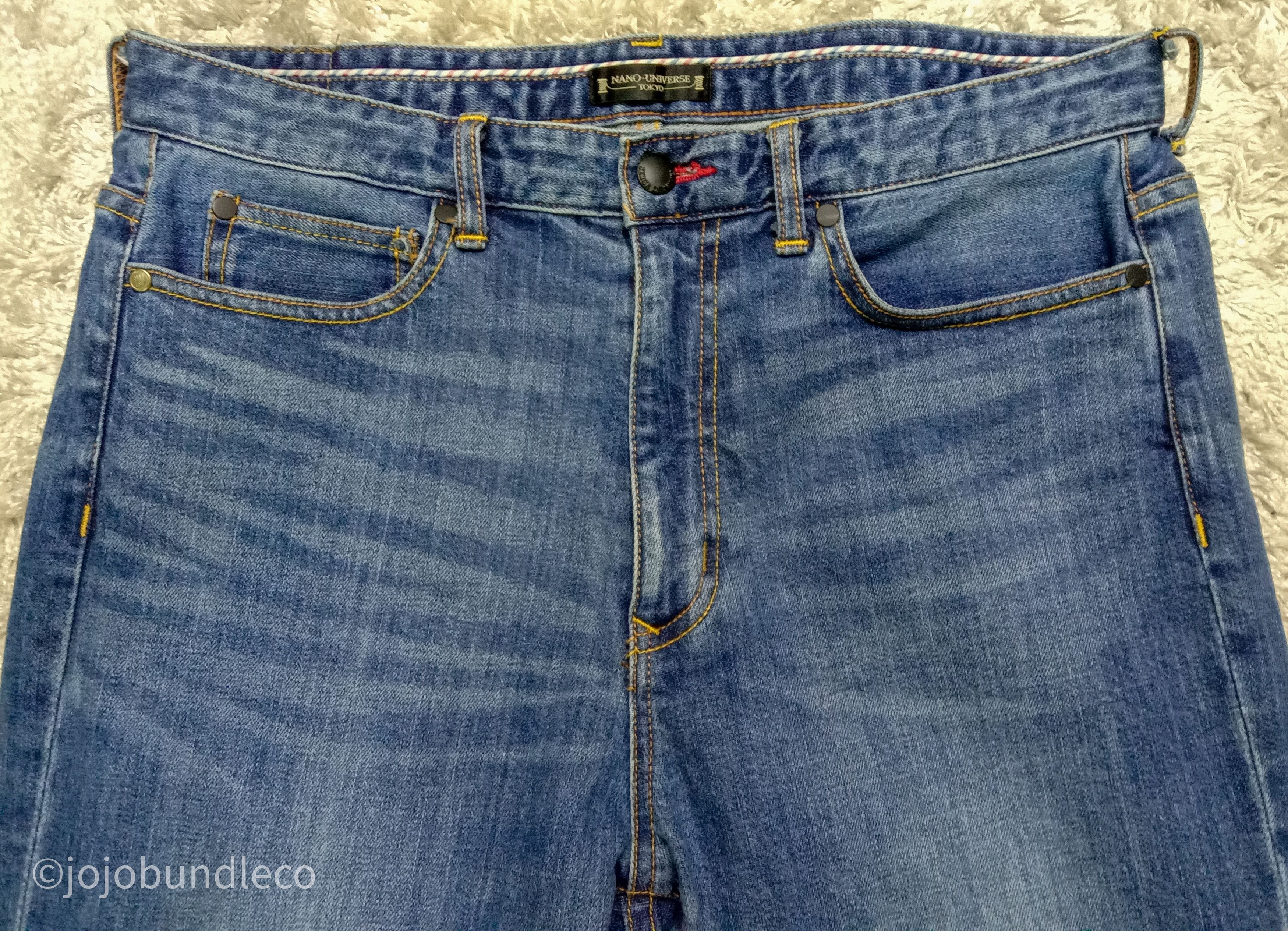 Japanese Brand Serge Denimes x nano universe denim pants Size US 34 / EU 50 - 3 Thumbnail