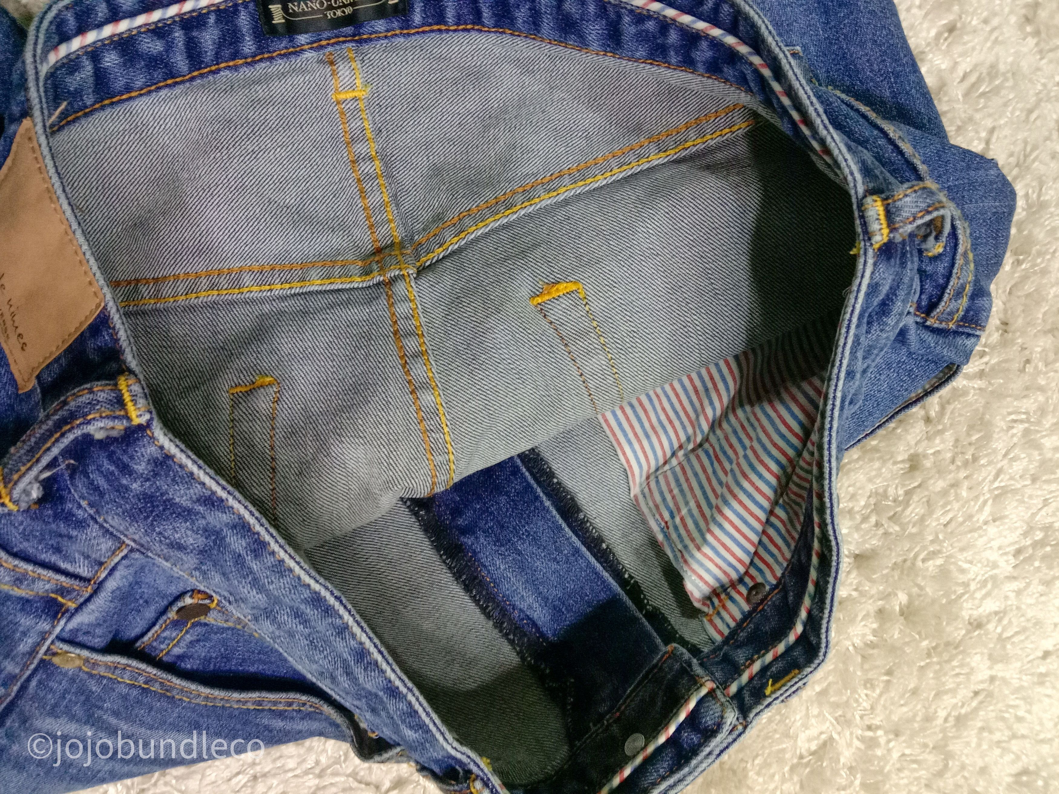 Japanese Brand Serge Denimes x nano universe denim pants Size US 34 / EU 50 - 11 Thumbnail