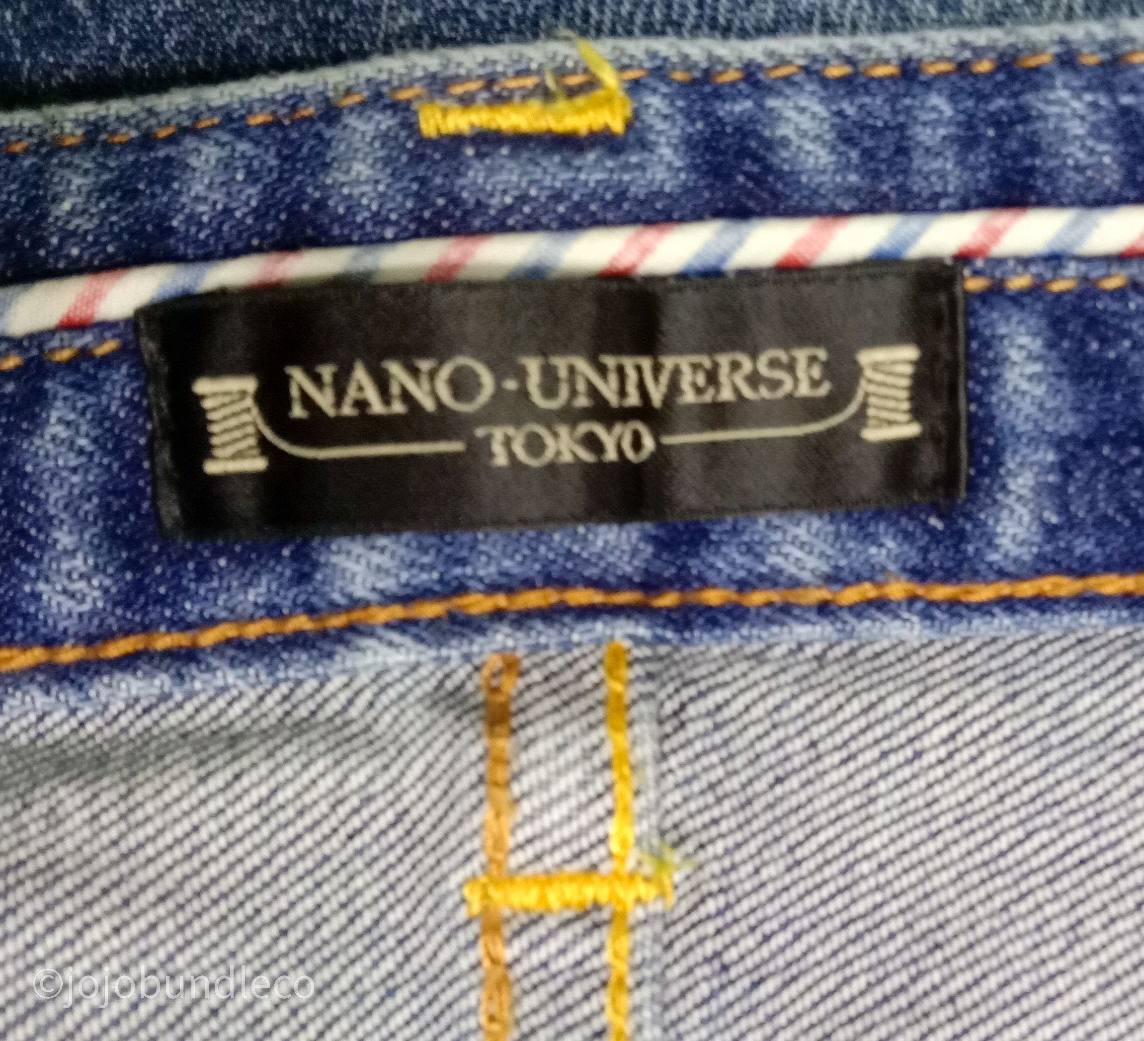 Japanese Brand Serge Denimes x nano universe denim pants Size US 34 / EU 50 - 13 Thumbnail