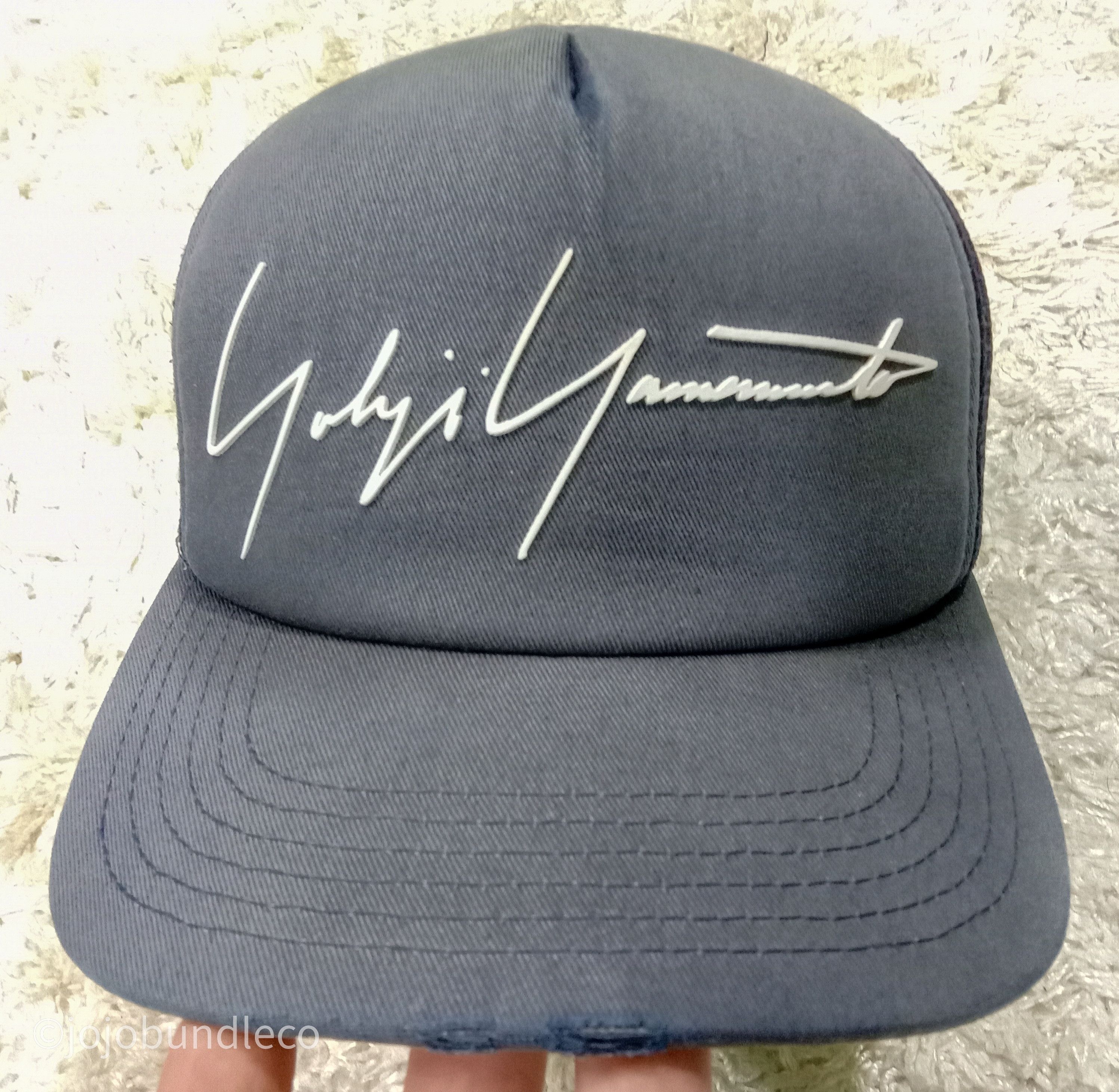 Yohji Yamamoto Nicely distressed hat Size ONE SIZE - 1 Thumbnail