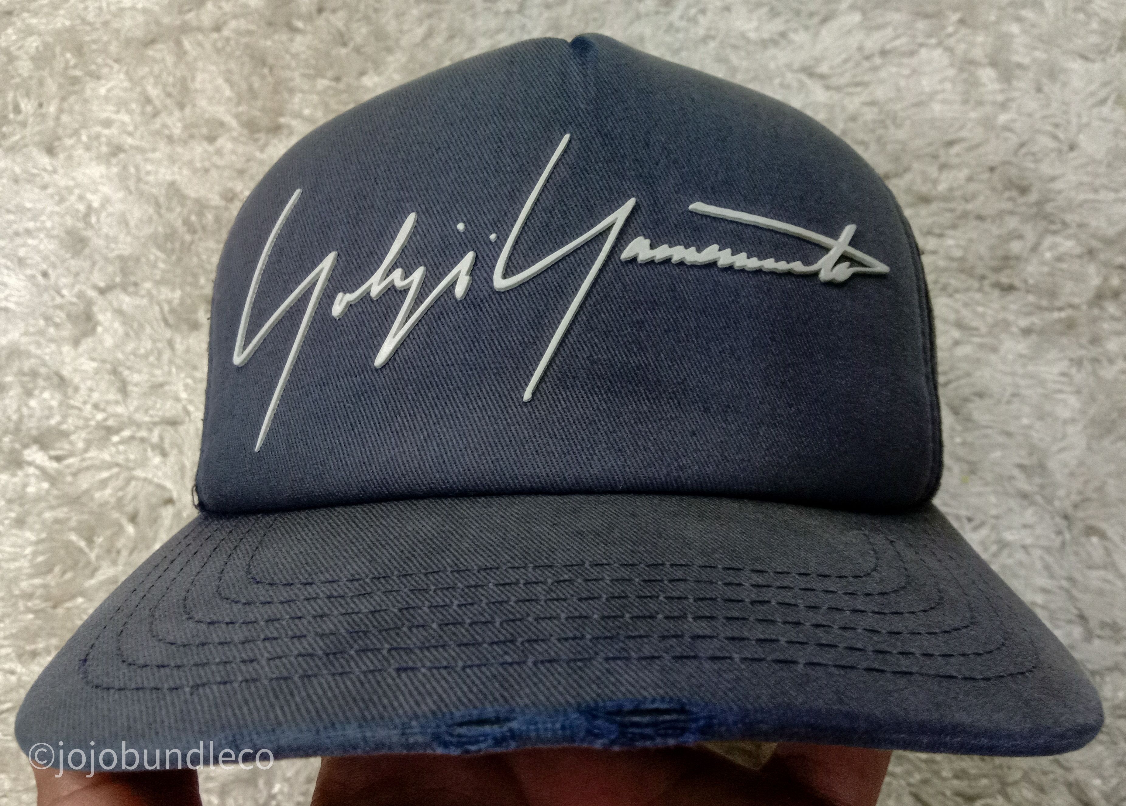 Yohji Yamamoto Nicely distressed hat Size ONE SIZE - 2 Thumbnail