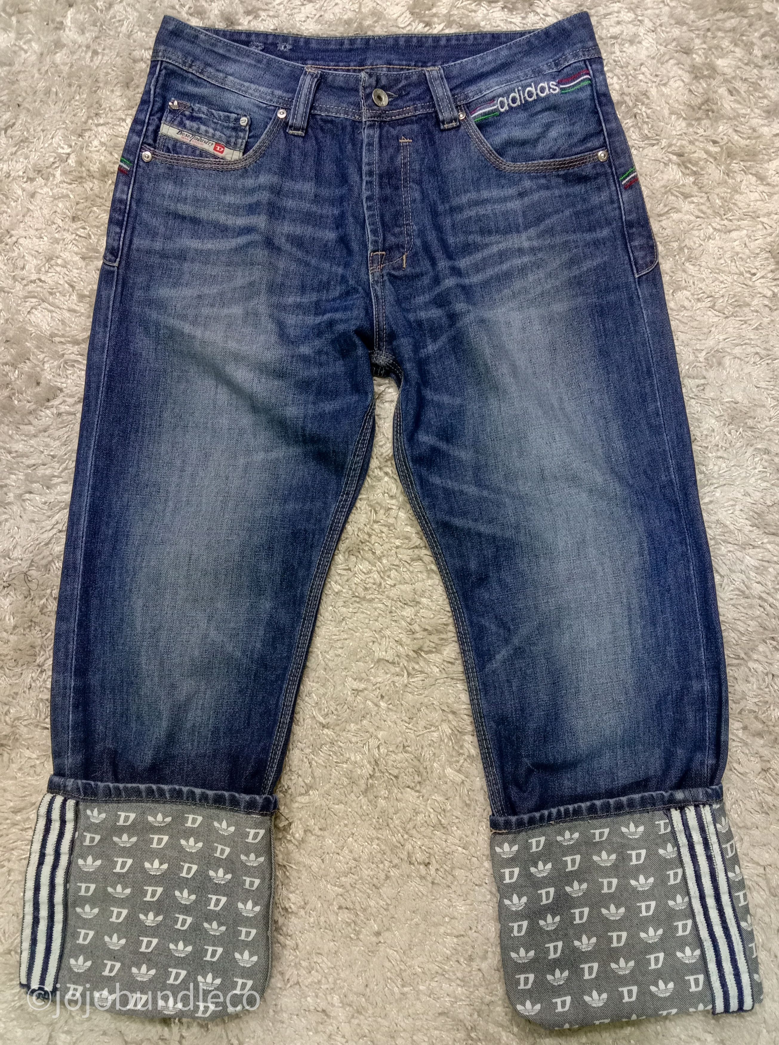 Adidas × Diesel Diesel x Adidas denim pants Size US 32 / EU 48 - 1 Thumbnail