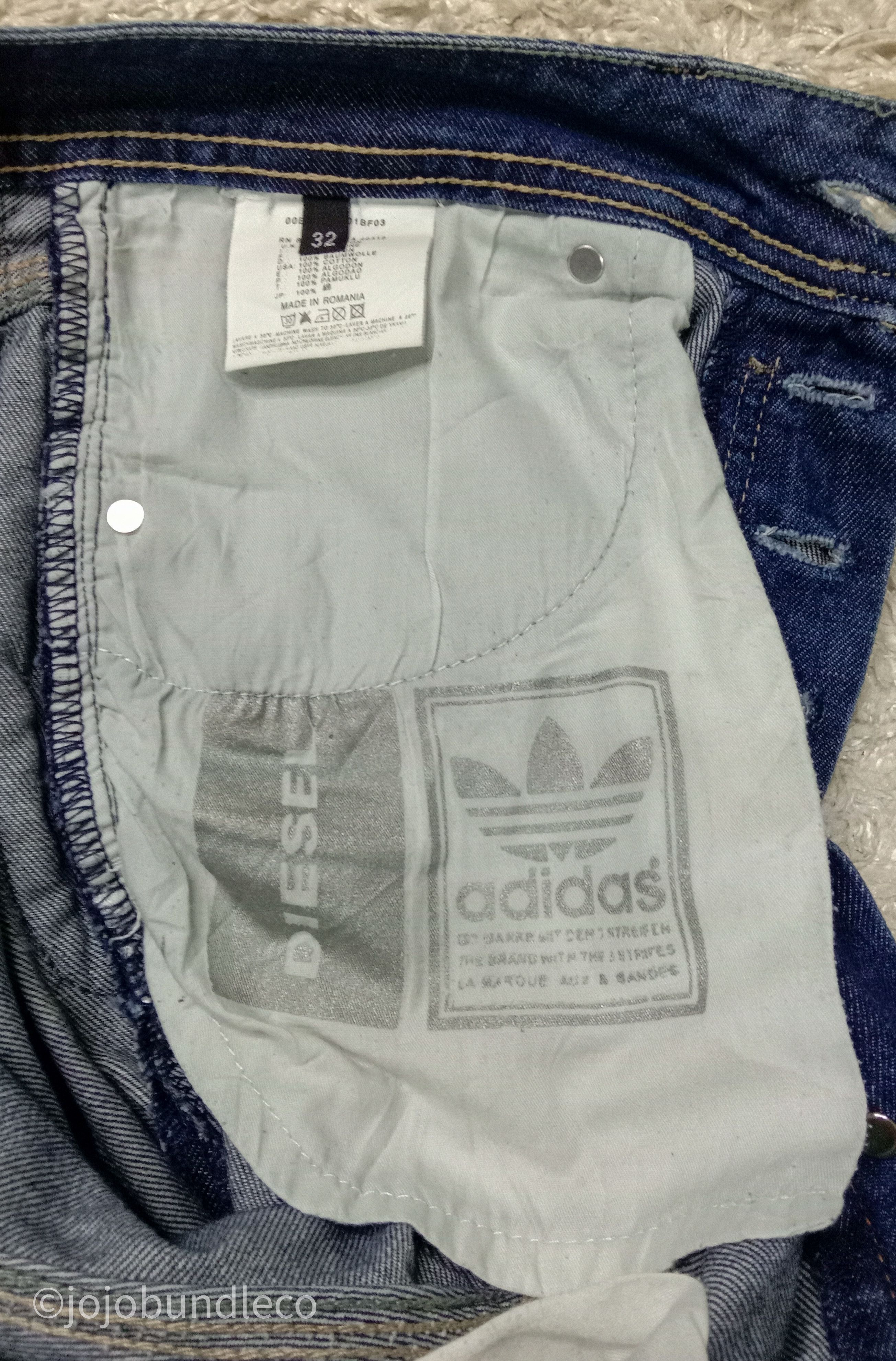 Adidas × Diesel Diesel x Adidas denim pants Size US 32 / EU 48 - 11 Thumbnail