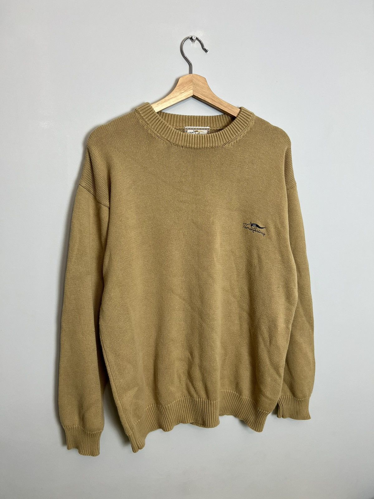 Burberry Rare Vintage Thomas Burberry Knit Sweatshirt Medium Hype Size US M / EU 48-50 / 2 - 2 Thumbnail