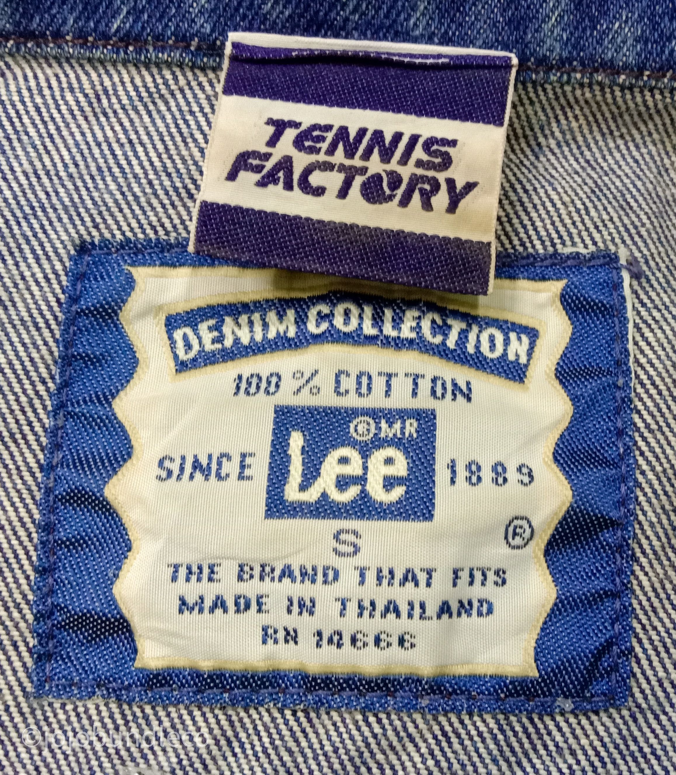 Lee Vtg Lee x Tennis Factory Denim Jacket Size US S / EU 44-46 / 1 - 9 Thumbnail