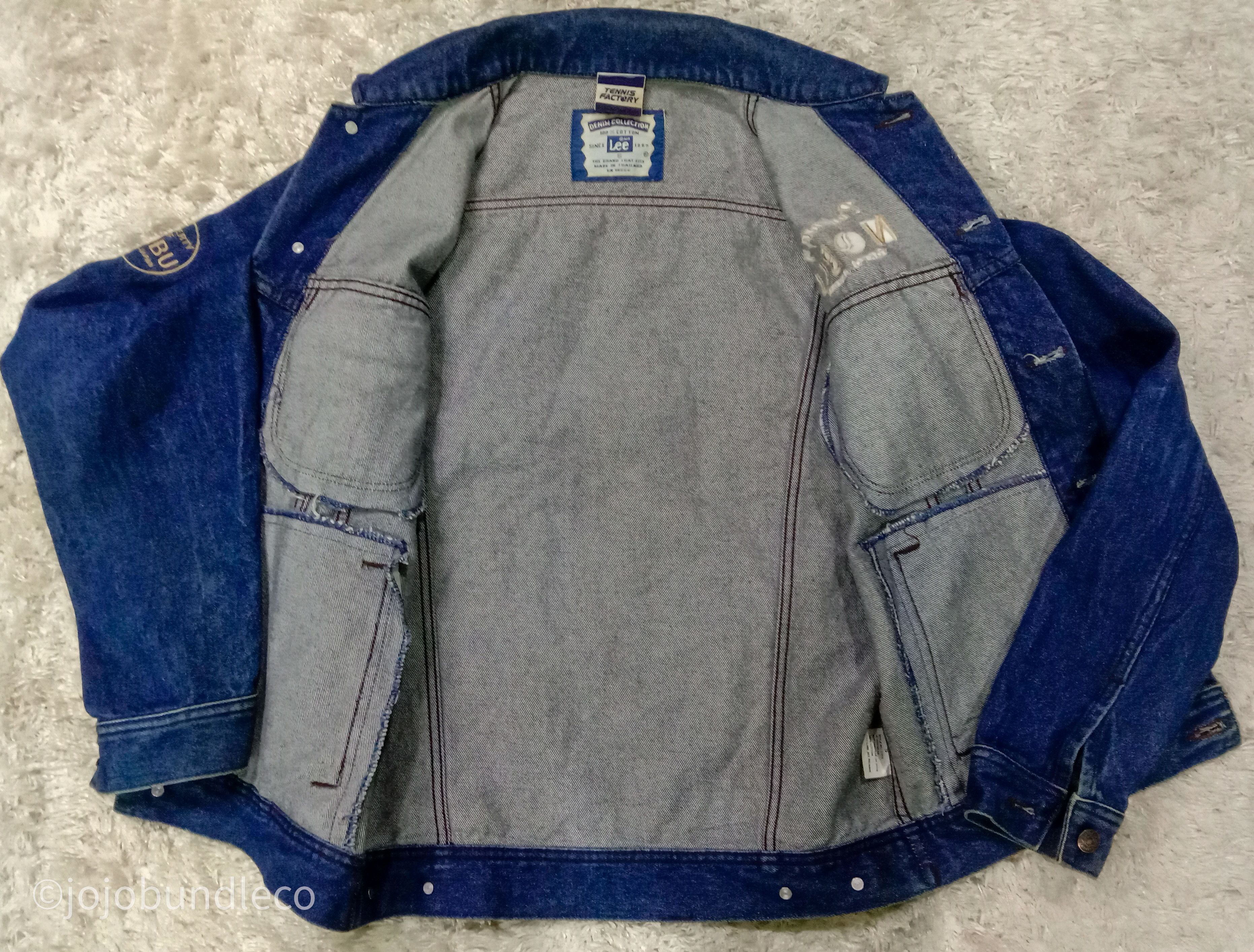 Lee Vtg Lee x Tennis Factory Denim Jacket Size US S / EU 44-46 / 1 - 8 Thumbnail