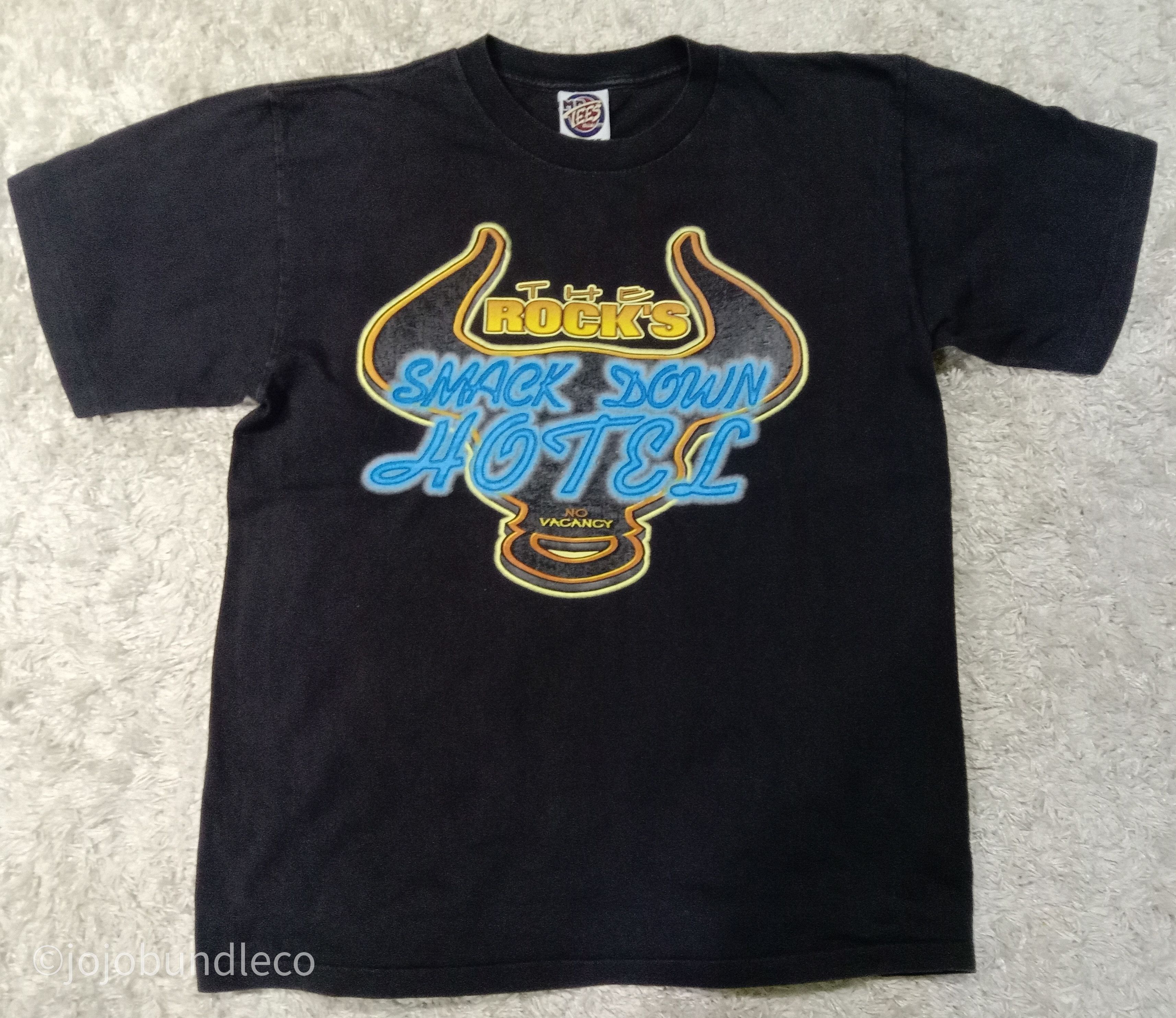 Vintage Vtg 1999 WWF The Rock shirt Size US L / EU 52-54 / 3 - 2 Thumbnail