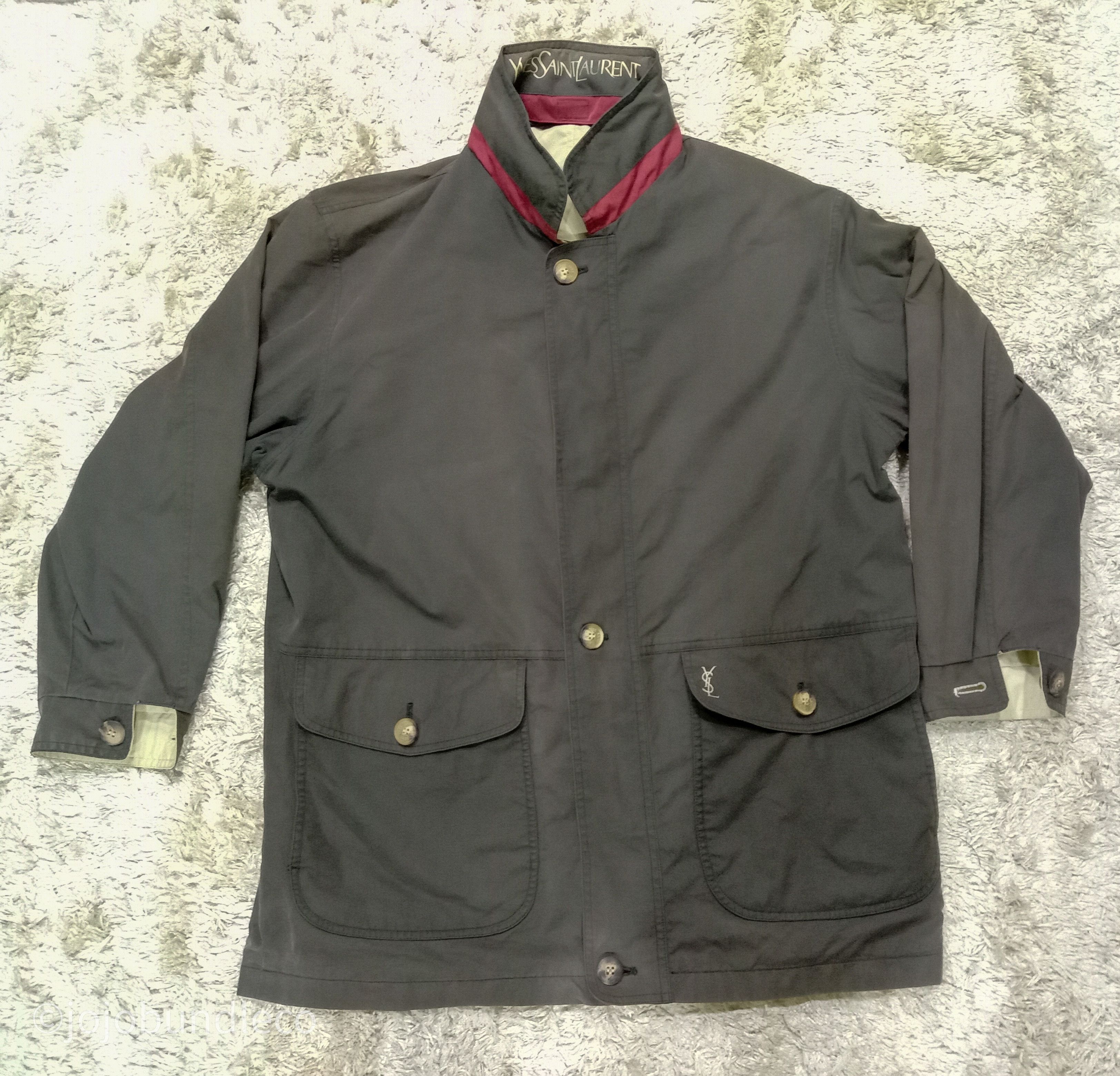 Yves Saint Laurent Vtg Reversible YSL Jacket Size US L / EU 52-54 / 3 - 11 Thumbnail