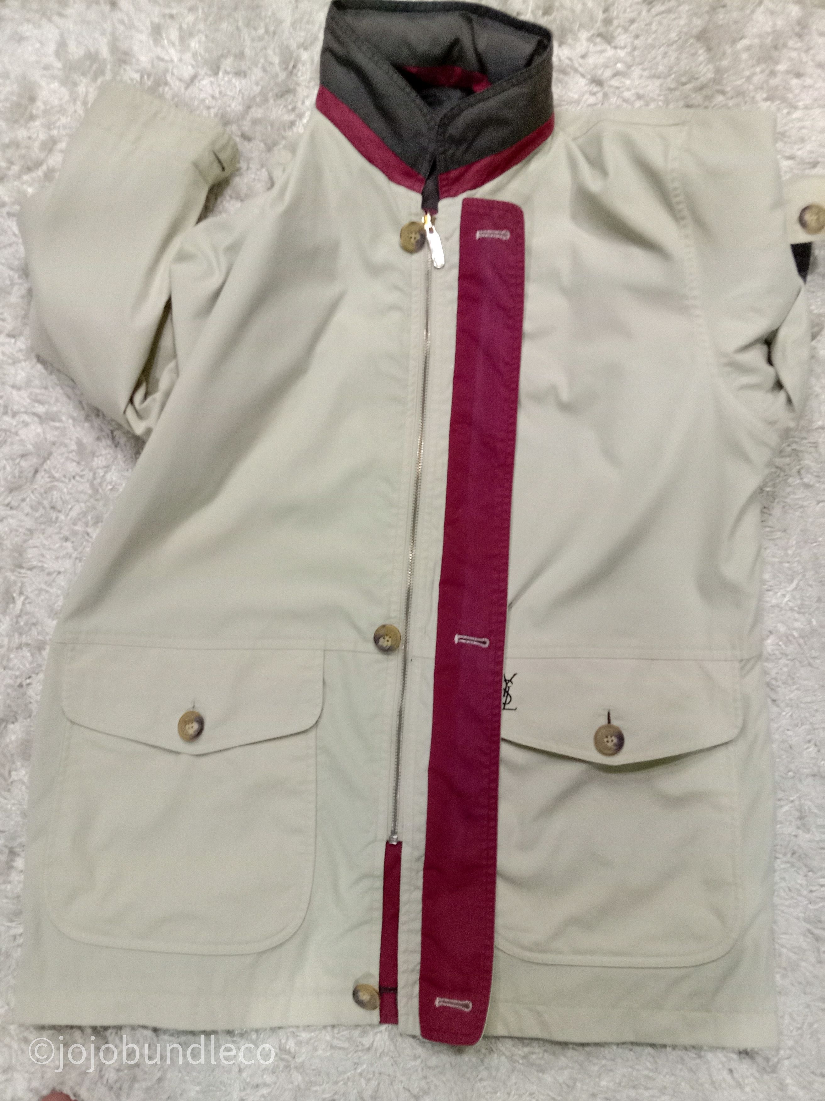 Yves Saint Laurent Vtg Reversible YSL Jacket Size US L / EU 52-54 / 3 - 9 Thumbnail