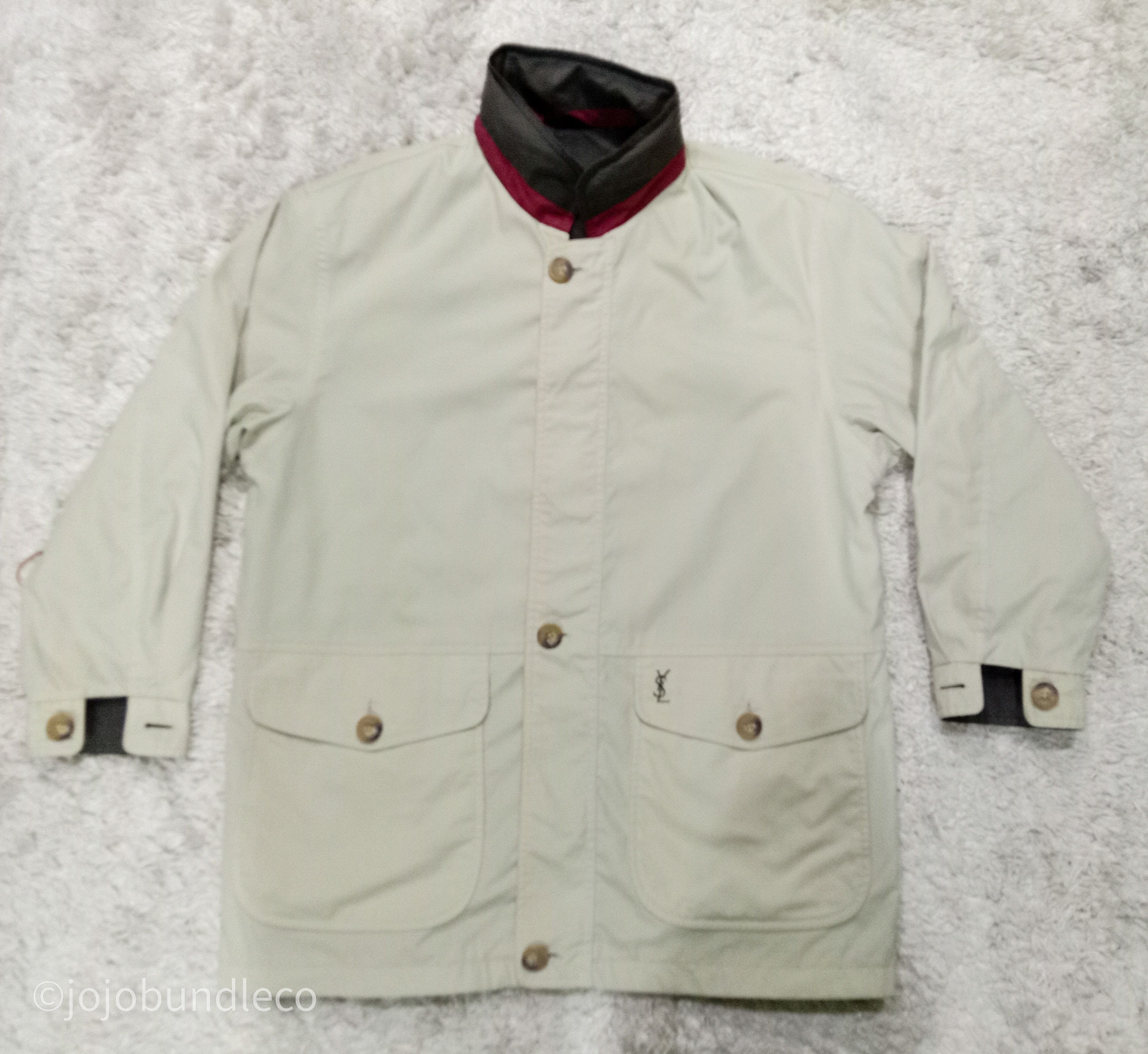 Yves Saint Laurent Vtg Reversible YSL Jacket Size US L / EU 52-54 / 3 - 1 Thumbnail