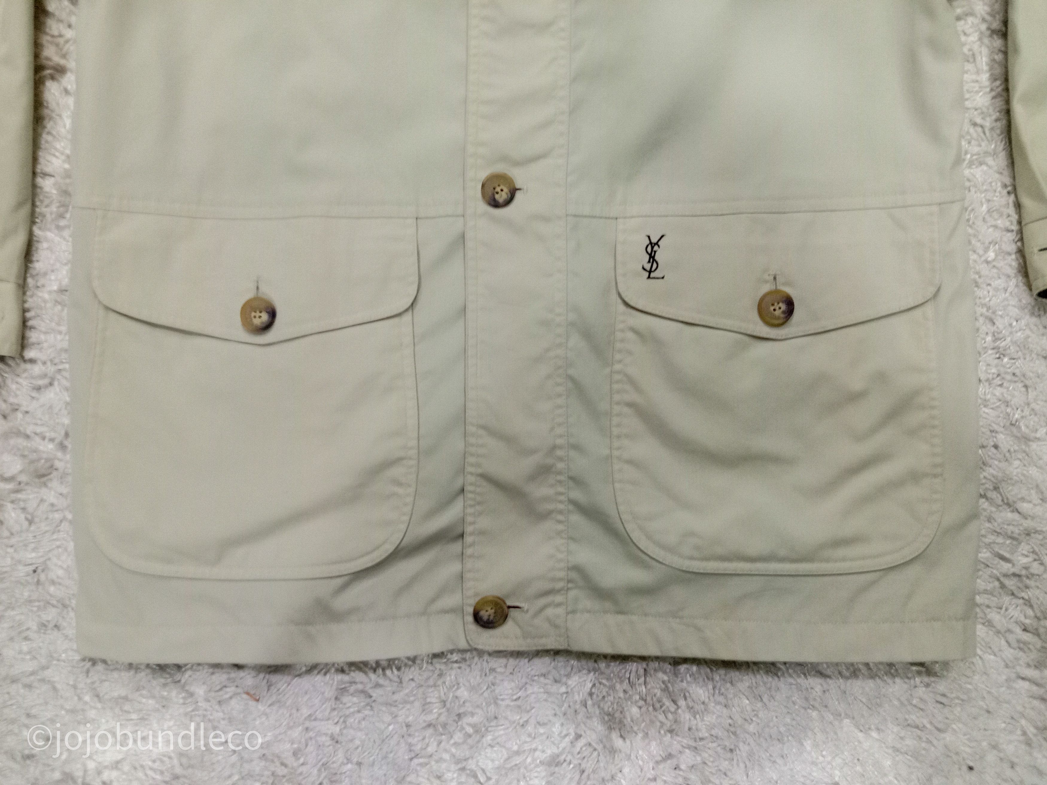 Yves Saint Laurent Vtg Reversible YSL Jacket Size US L / EU 52-54 / 3 - 3 Thumbnail