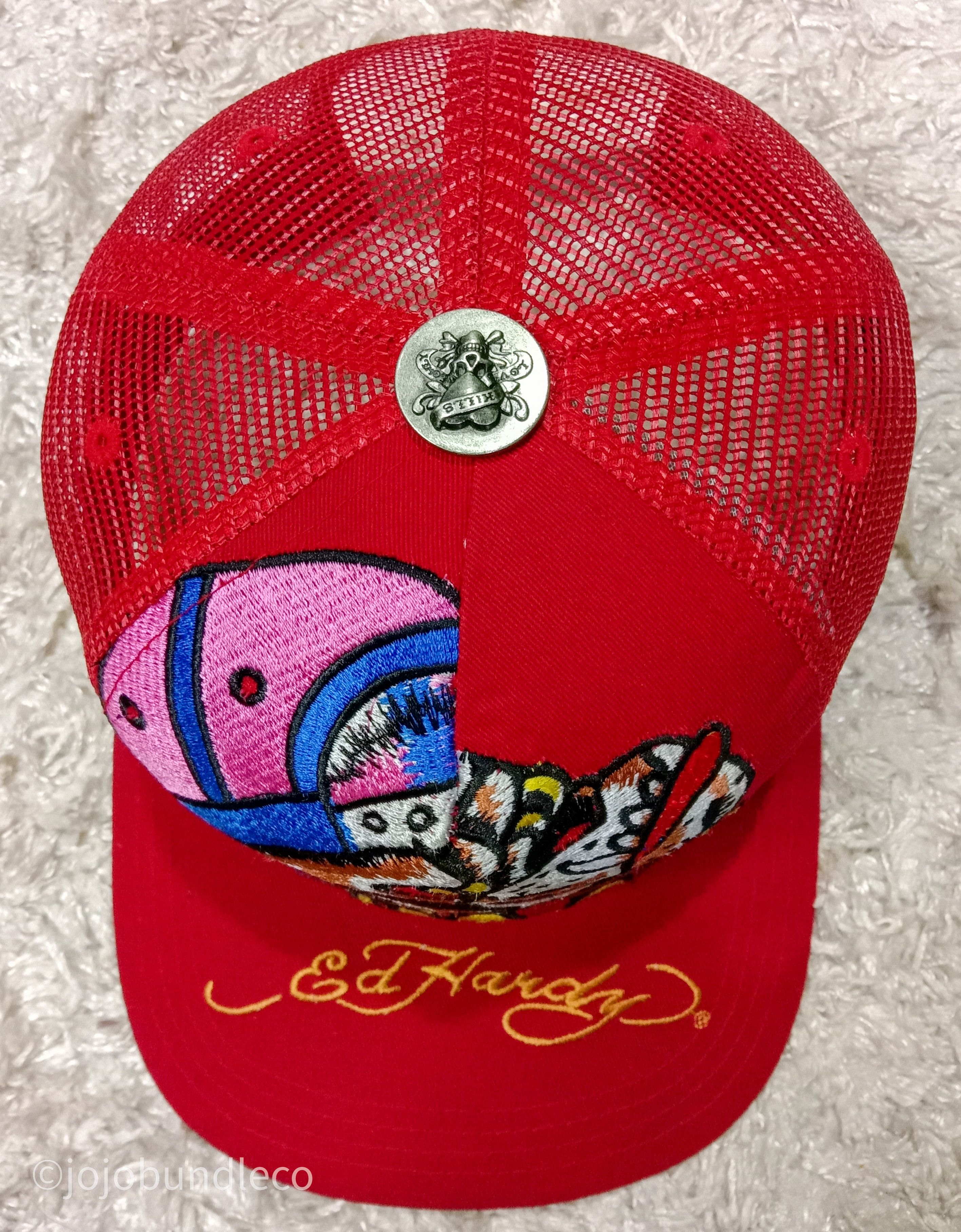 Ed Hardy Bulldog embroidery hat Size ONE SIZE - 3 Thumbnail