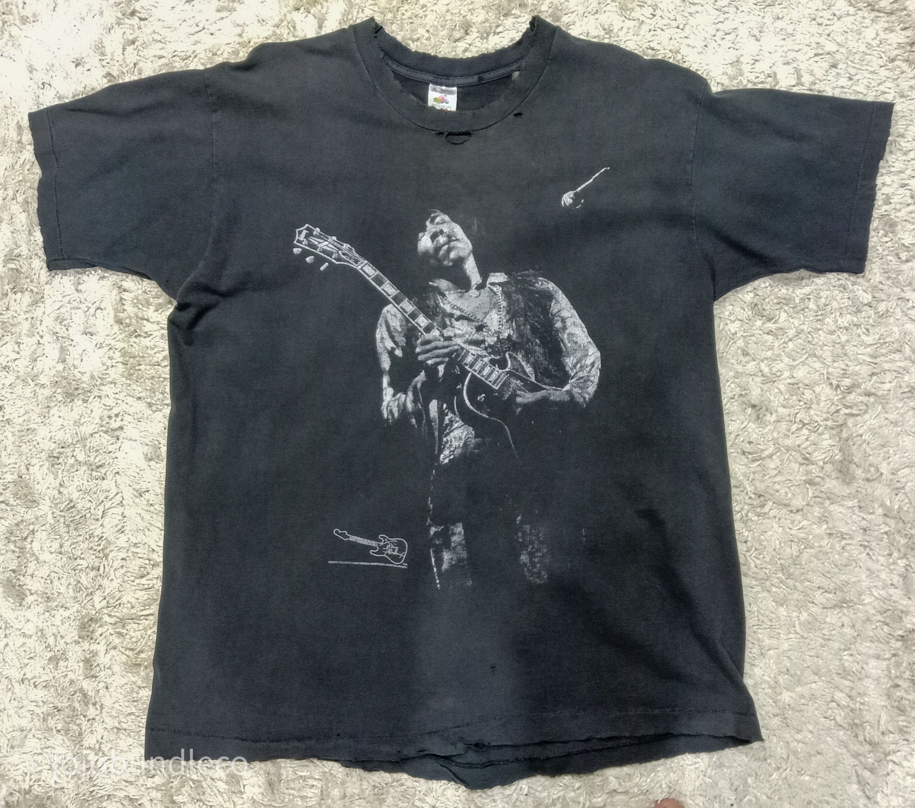 Fruit Of The Loom Distressed Jimi Hendrix vtg shirt Size US XL / EU 56 / 4 - 1 Thumbnail