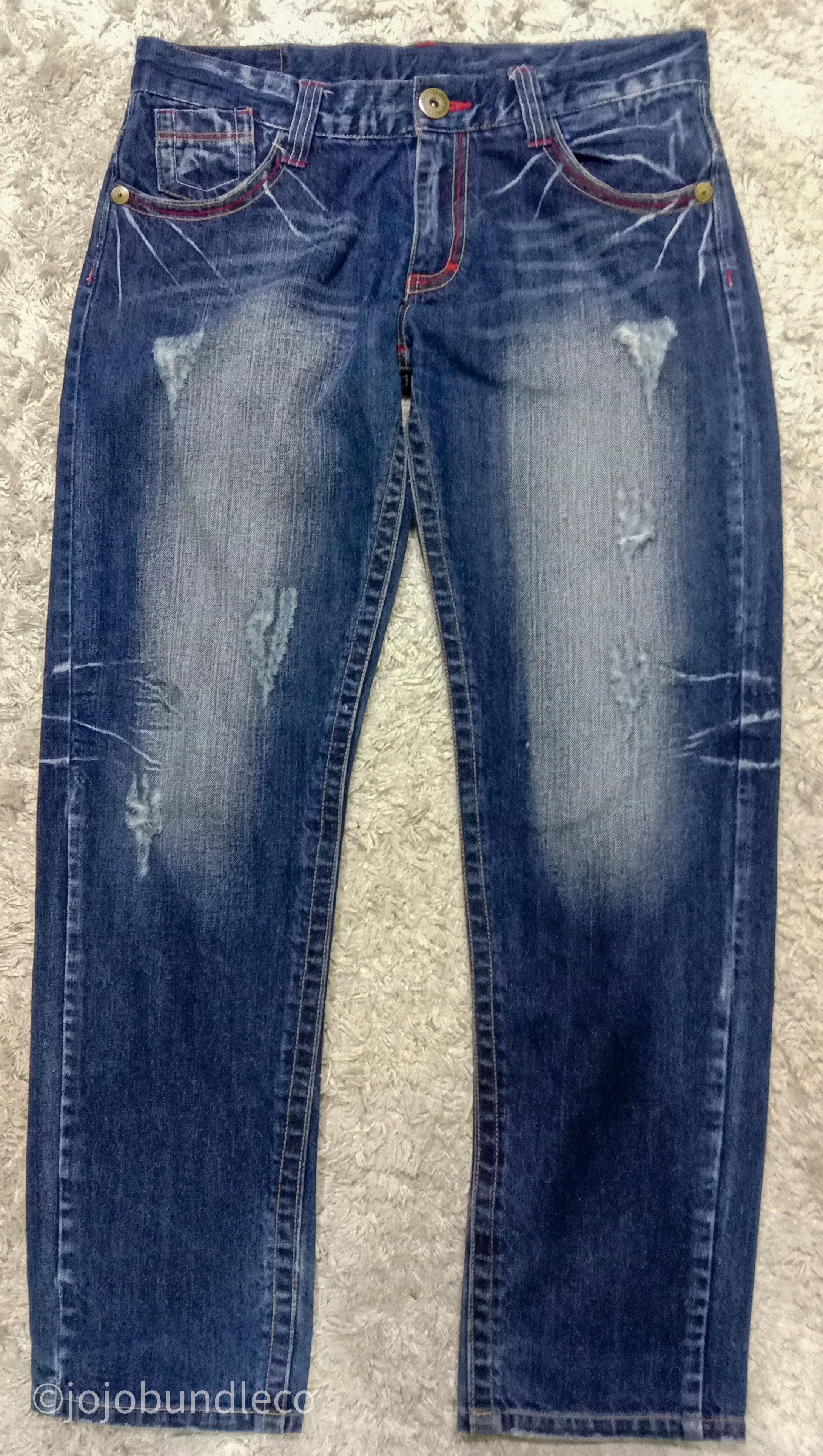 Japanese Brand Oahu-Northshore Statement Jeans Size US 34 / EU 50 - 2 Thumbnail