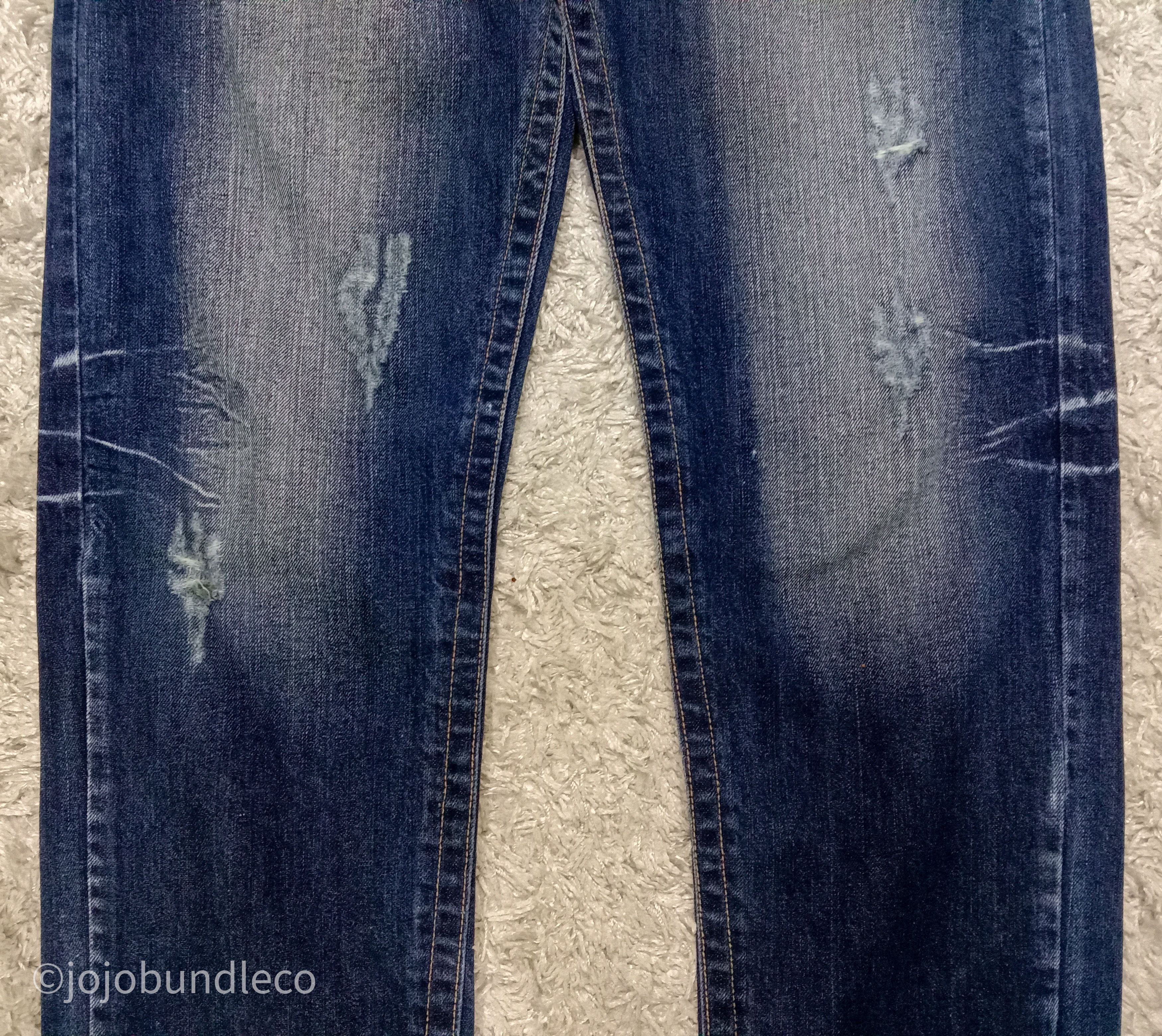 Japanese Brand Oahu-Northshore Statement Jeans Size US 34 / EU 50 - 4 Thumbnail