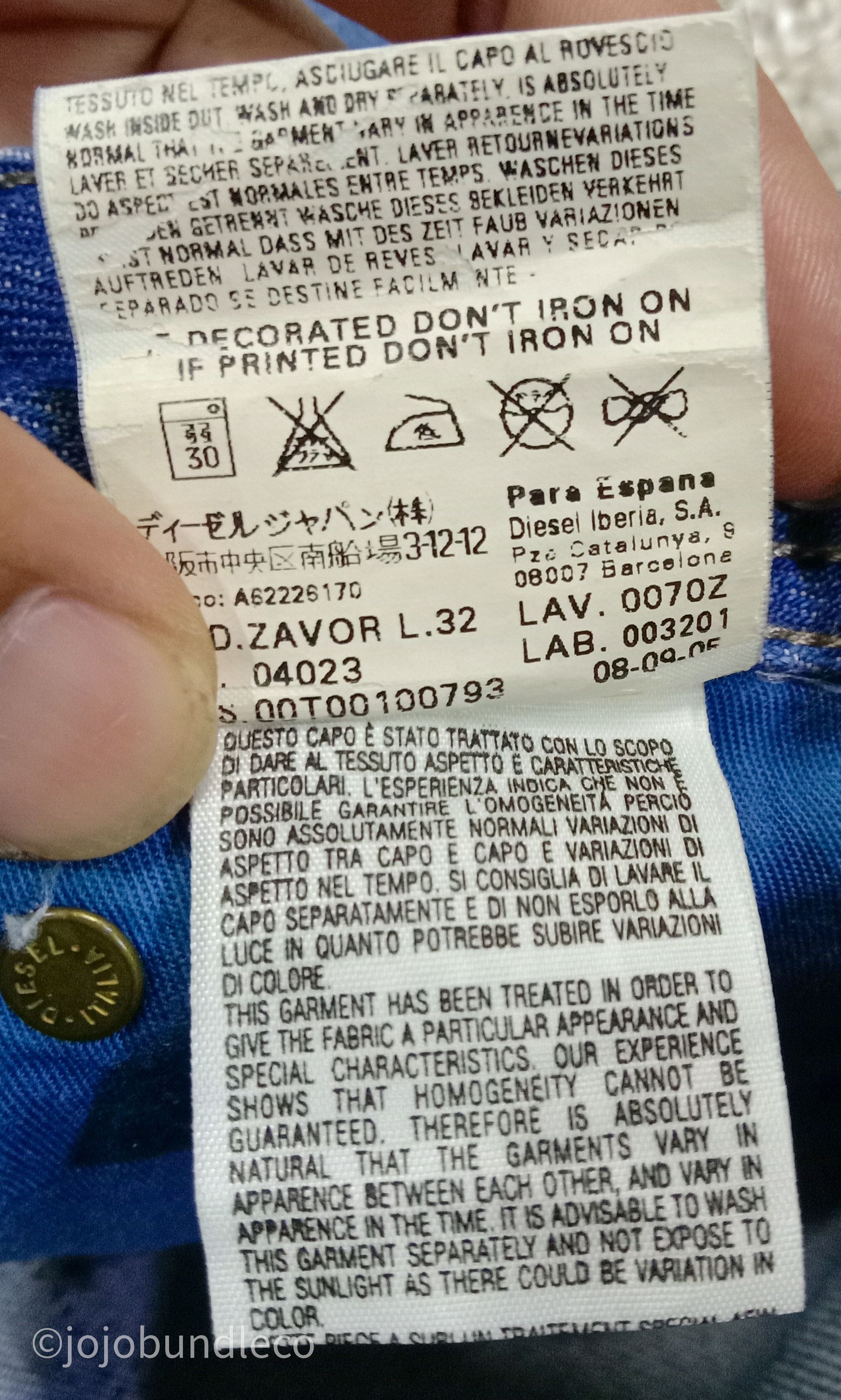 Diesel Diesel Jeans Size US 31 - 14 Thumbnail