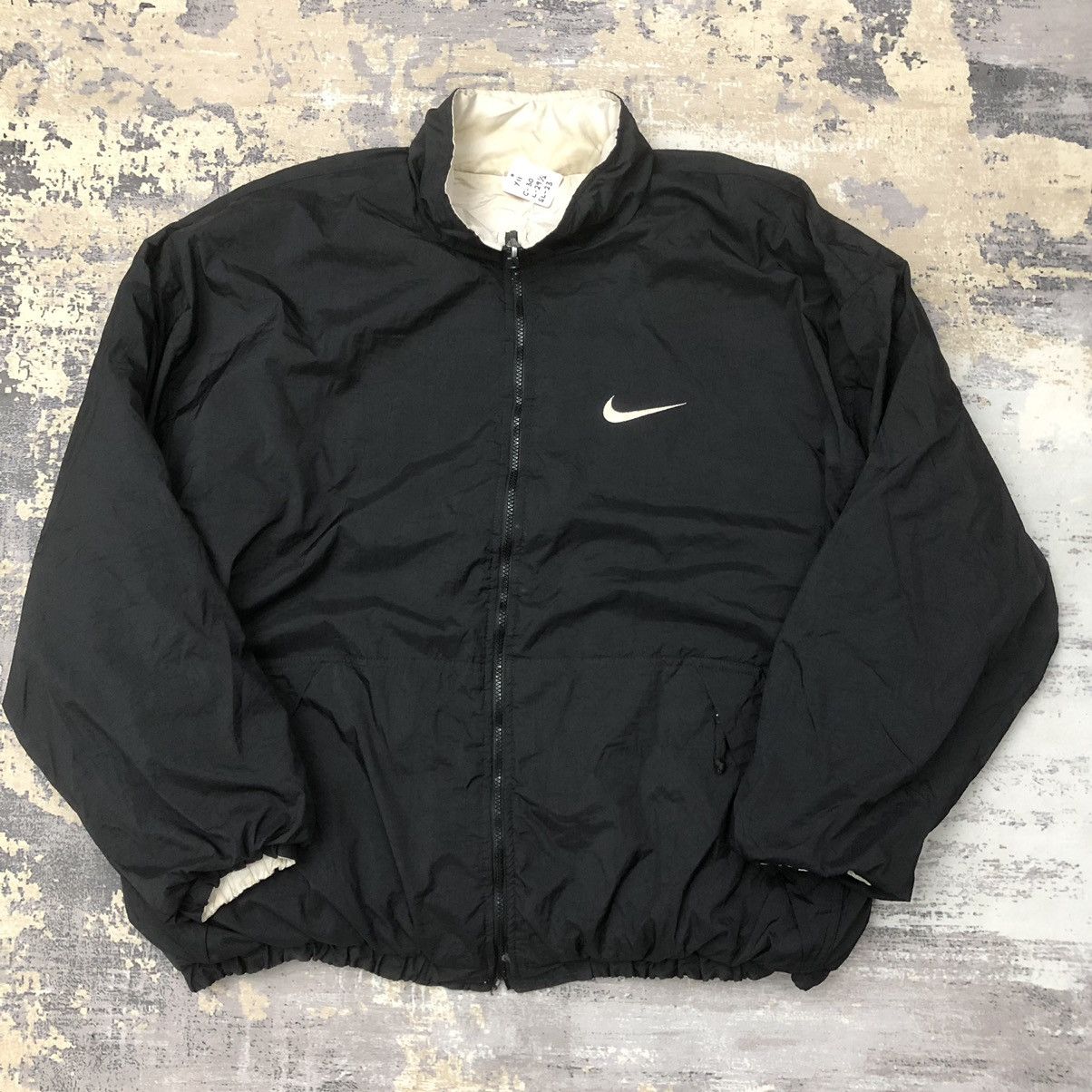 Nike × Vintage Y11. VTG 90s NIKE SWOOSH REVERSIBLE PUFFER JACKET Size US XL / EU 56 / 4 - 2 Thumbnail