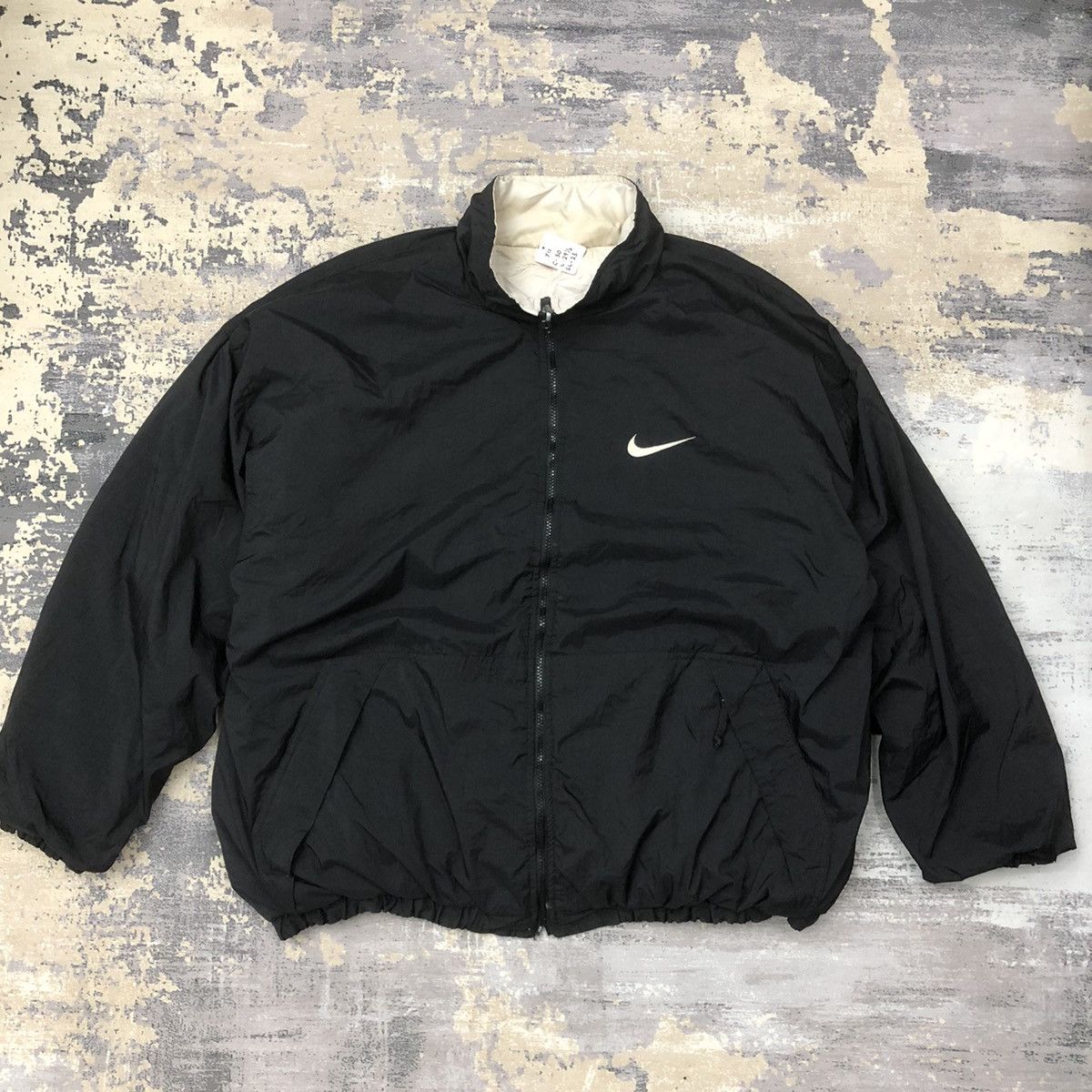 Nike × Vintage Y11. VTG 90s NIKE SWOOSH REVERSIBLE PUFFER JACKET Size US XL / EU 56 / 4 - 3 Thumbnail