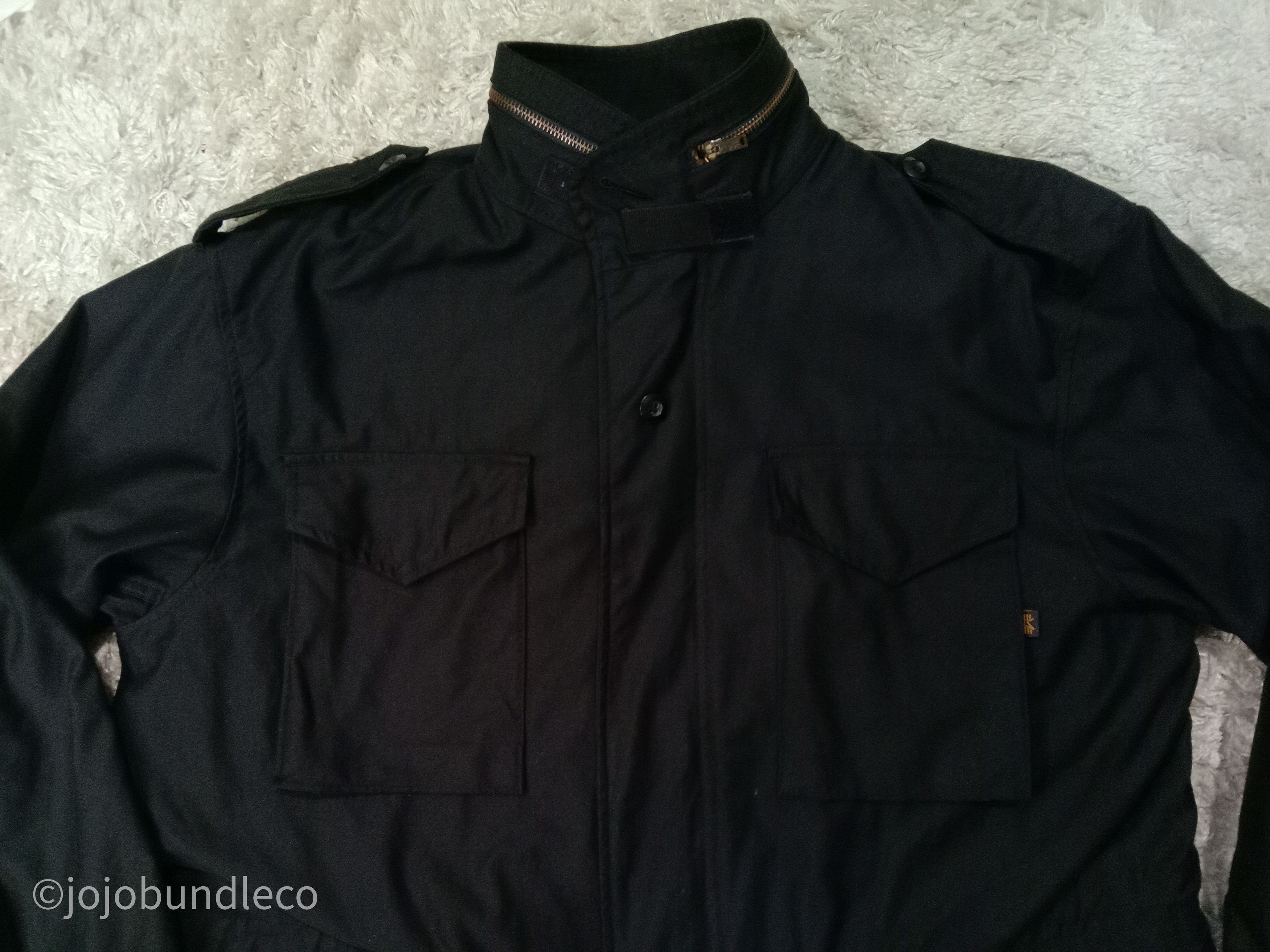 Alpha Industries Black Military tactical jacket Size US XL / EU 56 / 4 - 2 Thumbnail