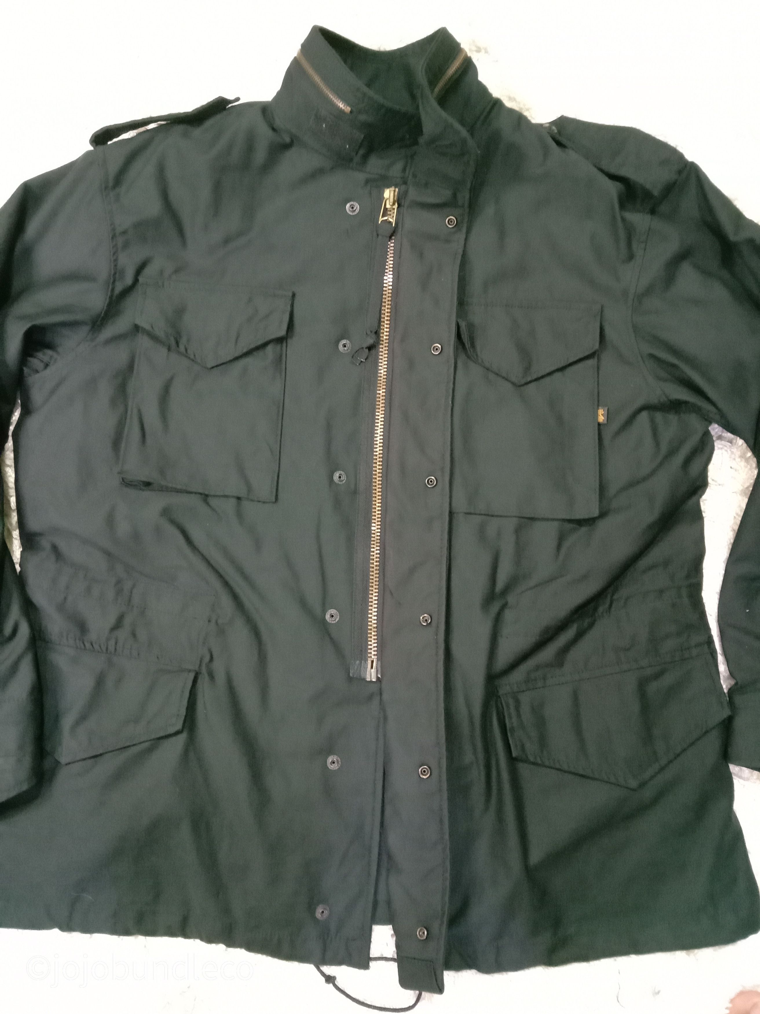 Alpha Industries Black Military tactical jacket Size US XL / EU 56 / 4 - 4 Thumbnail