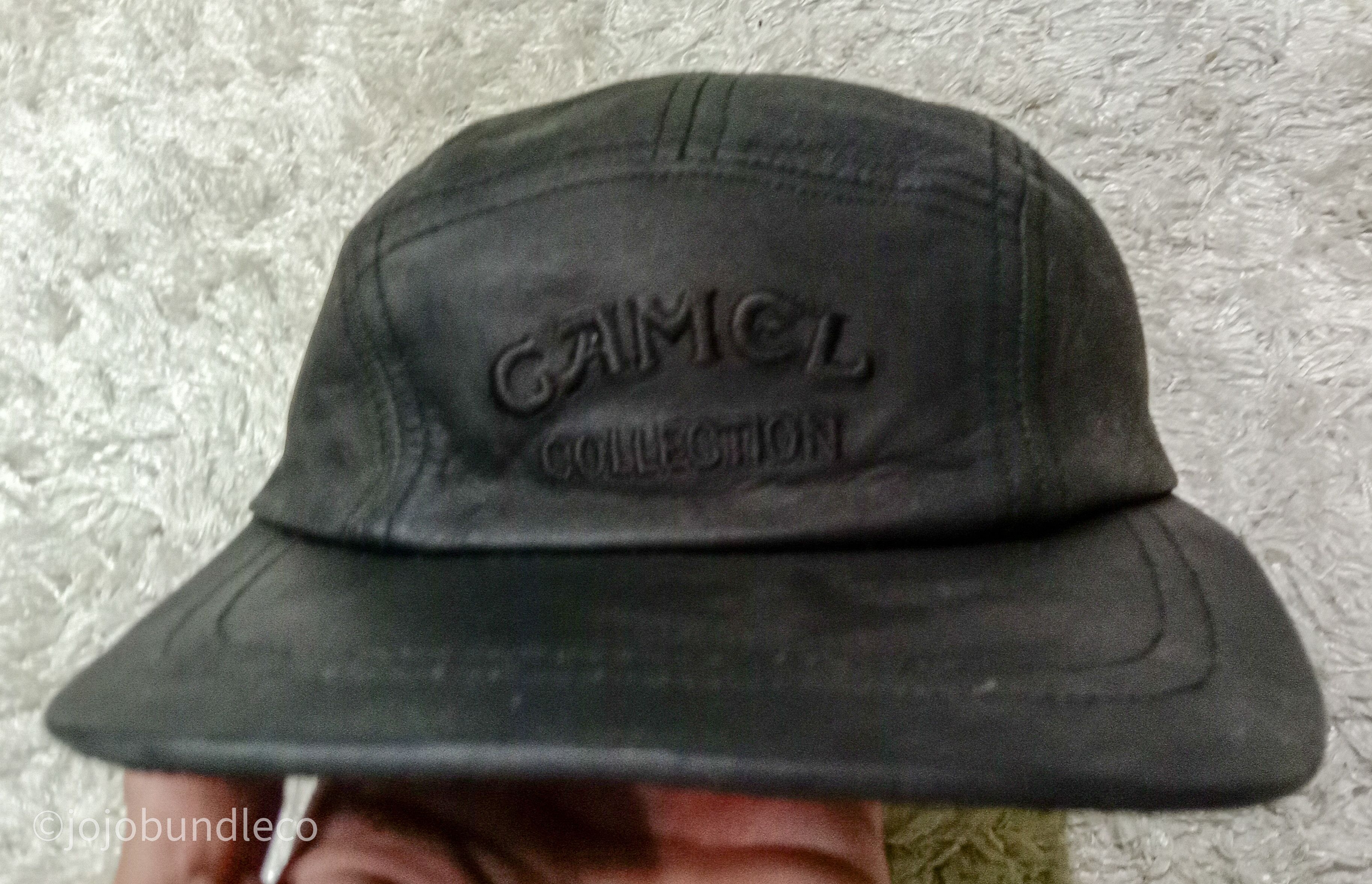 Camel 5 Panel Genuine Leather Camel hat Size ONE SIZE - 2 Thumbnail