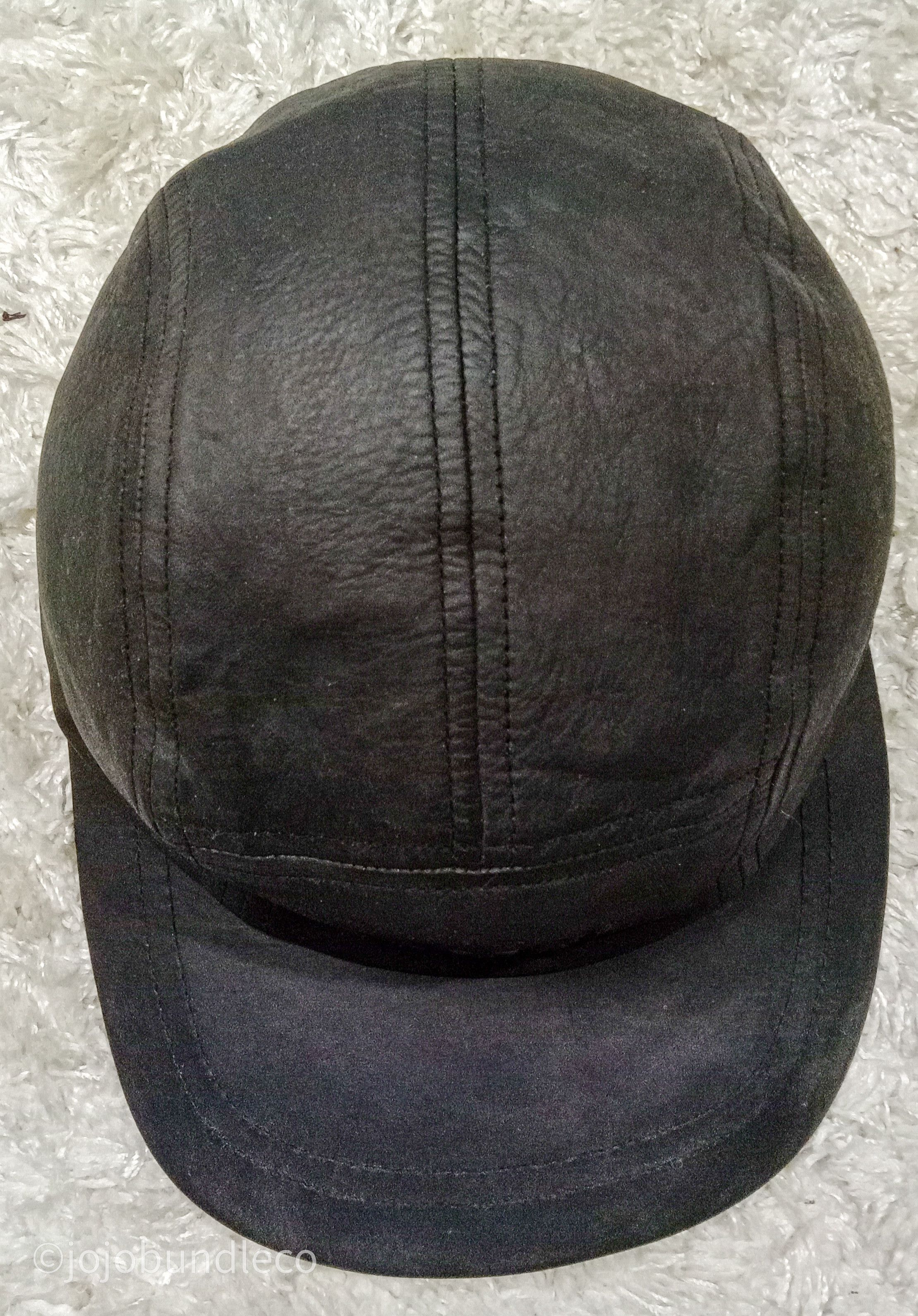 Camel 5 Panel Genuine Leather Camel hat Size ONE SIZE - 6 Thumbnail