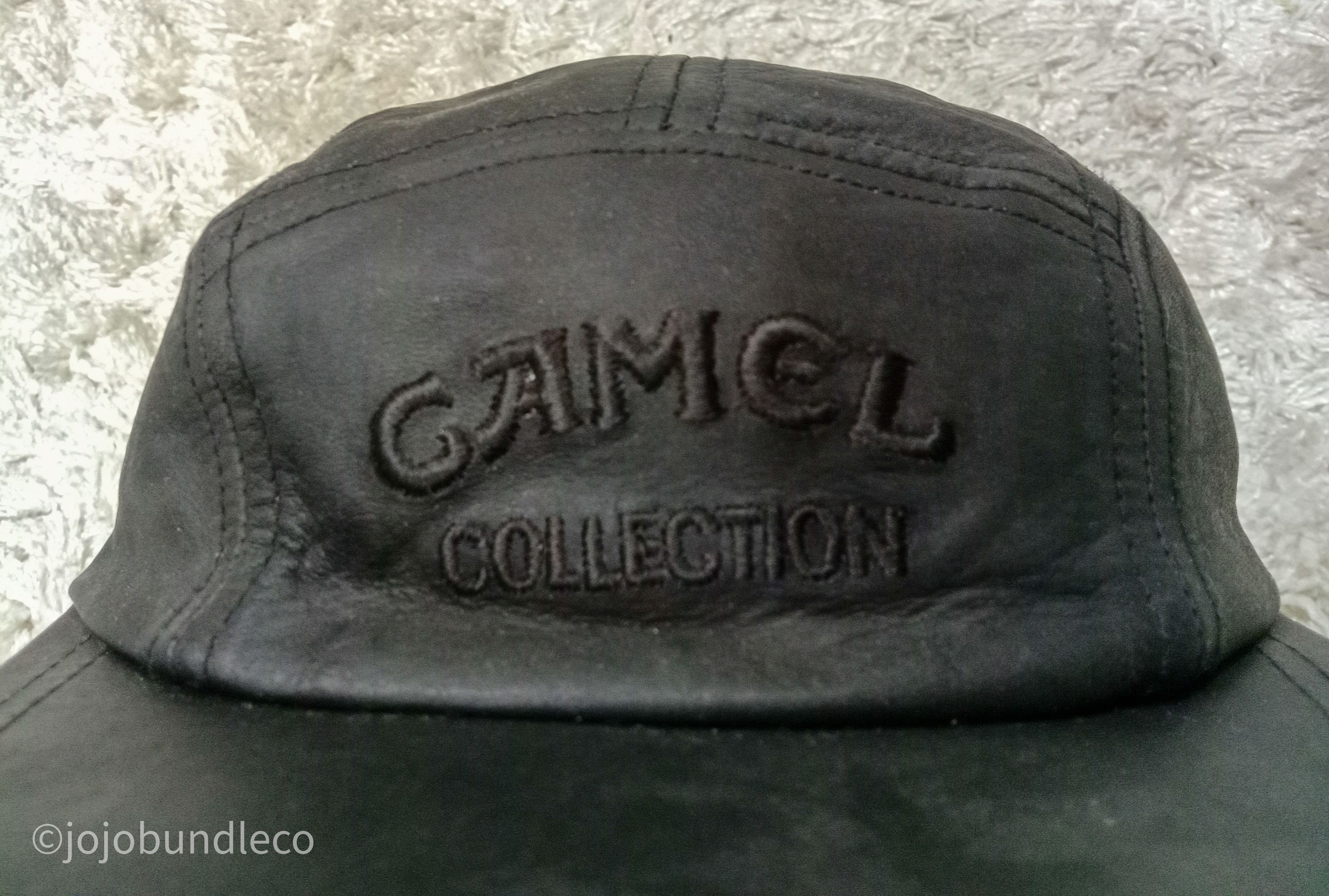Camel 5 Panel Genuine Leather Camel hat Size ONE SIZE - 1 Thumbnail