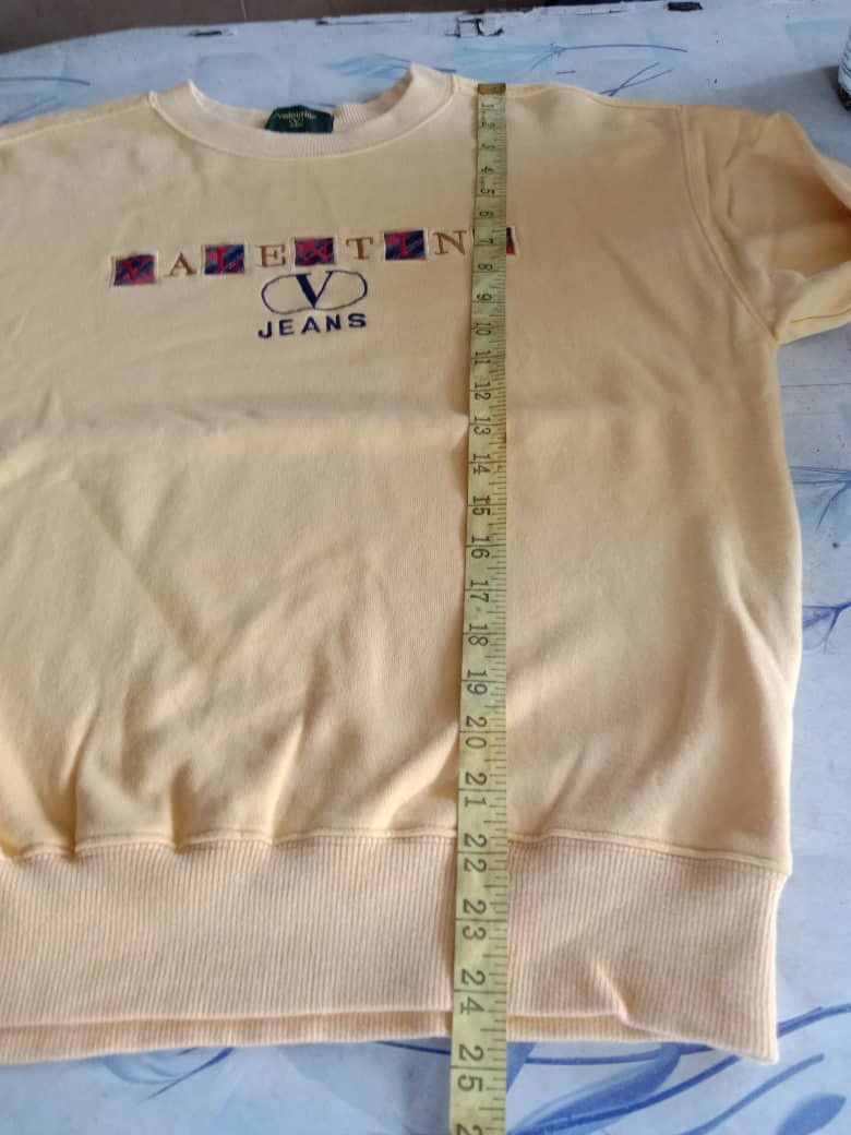 Valentino × Vintage Vintage VALENTINO JEANS ITALY Embroidered Sweatshirt Size US M / EU 48-50 / 2 - 5 Thumbnail