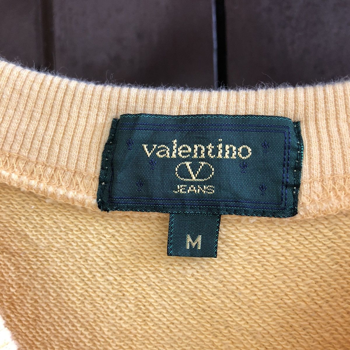 Valentino × Vintage Vintage VALENTINO JEANS ITALY Embroidered Sweatshirt Size US M / EU 48-50 / 2 - 3 Thumbnail