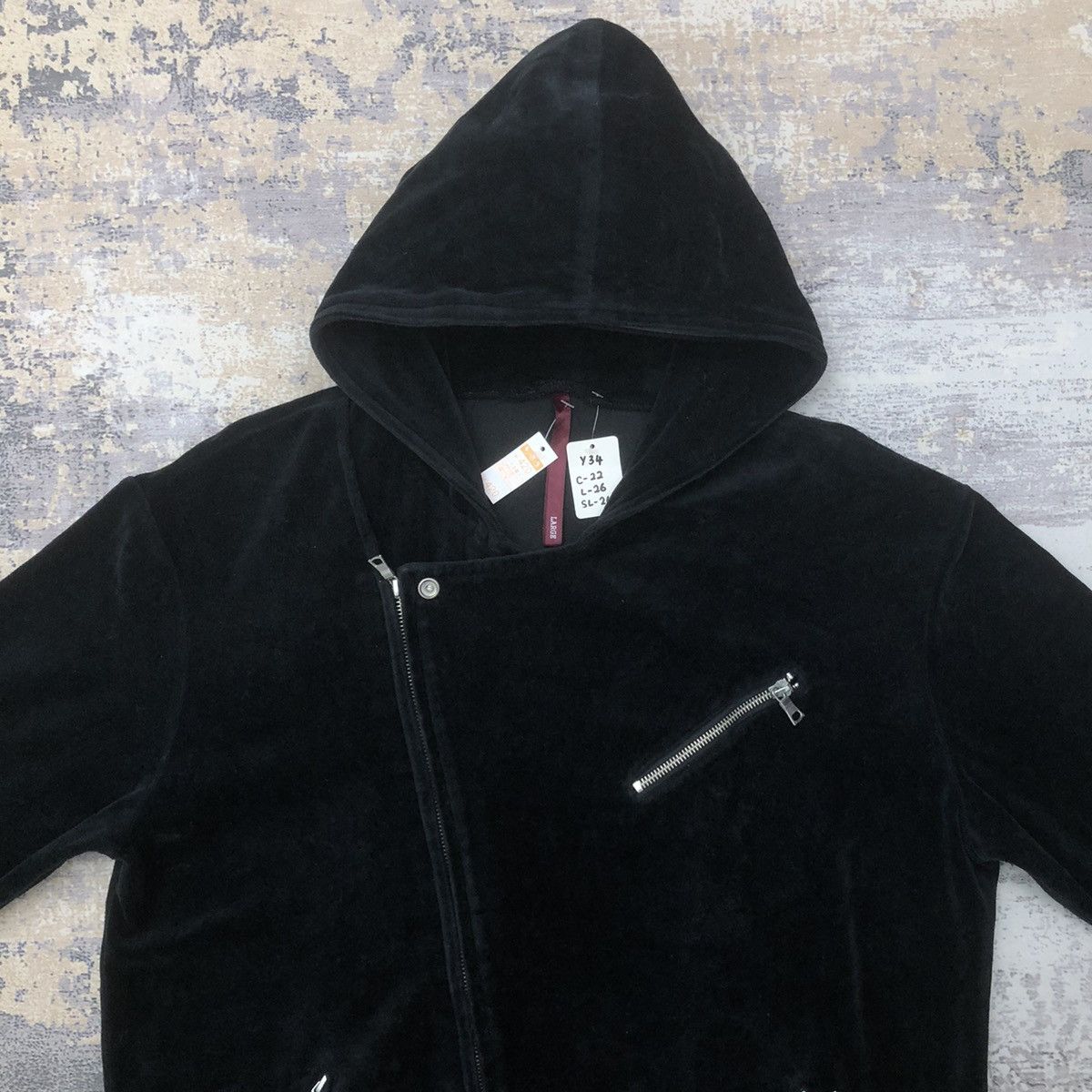 Japanese Brand Y34. JAPAN HIKARI SHOJI VELVET JACKET Size US L / EU 52-54 / 3 - 4 Thumbnail