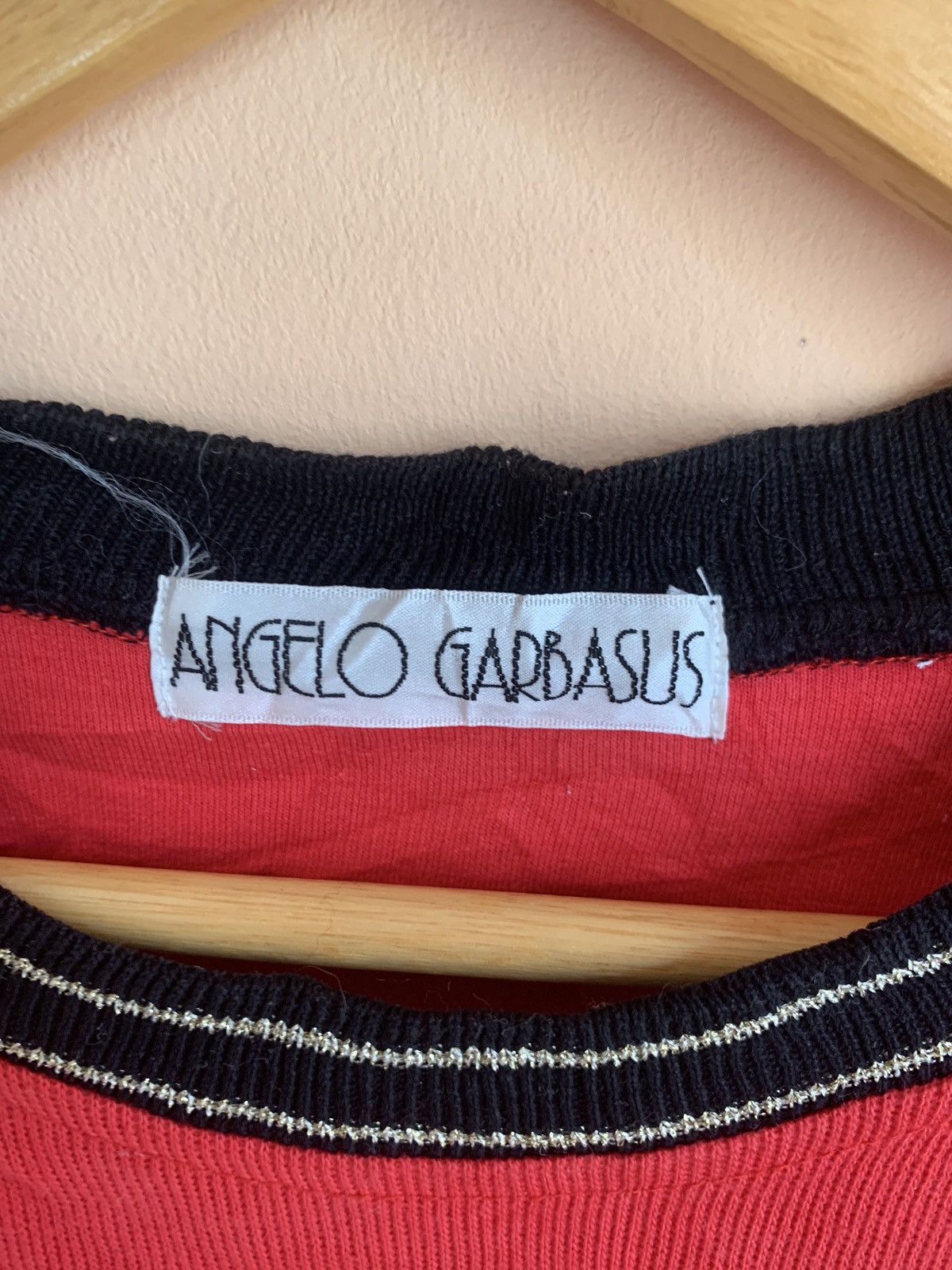 Vintage Vintage Angelo Garbasus Sweatshirt Big Logo Embroidery Size US M / EU 48-50 / 2 - 7 Thumbnail