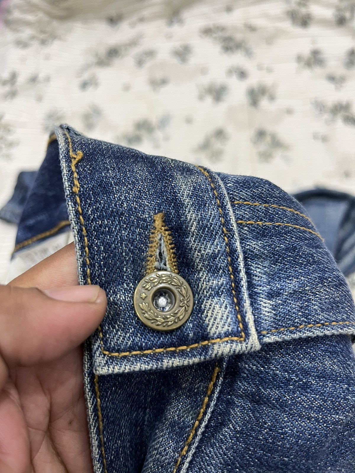 Japanese Brand (MM). BILLVAN JAPAN ARCHIVE DISTRESSED DENIM Size US 36 / EU 52 - 12 Thumbnail