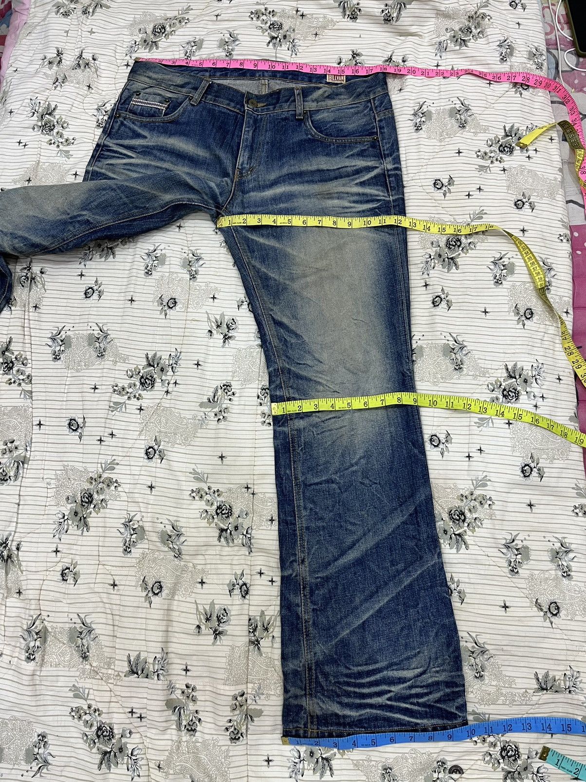 Japanese Brand (MM). BILLVAN JAPAN ARCHIVE DISTRESSED DENIM Size US 36 / EU 52 - 14 Thumbnail