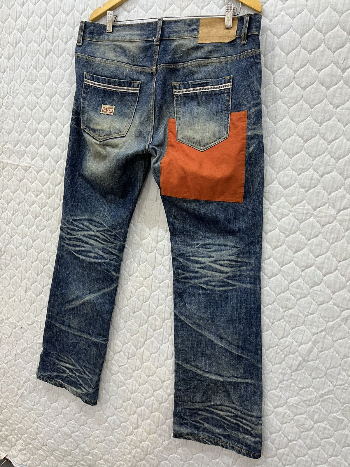 Japanese Brand (MM). BILLVAN JAPAN ARCHIVE DISTRESSED DENIM Size US 36 / EU 52 - 3 Thumbnail