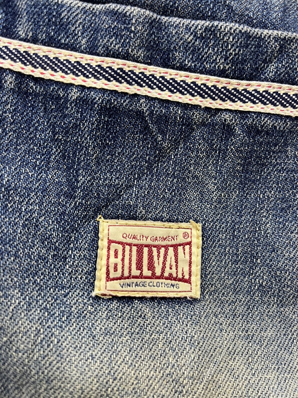 Japanese Brand (MM). BILLVAN JAPAN ARCHIVE DISTRESSED DENIM Size US 36 / EU 52 - 5 Thumbnail