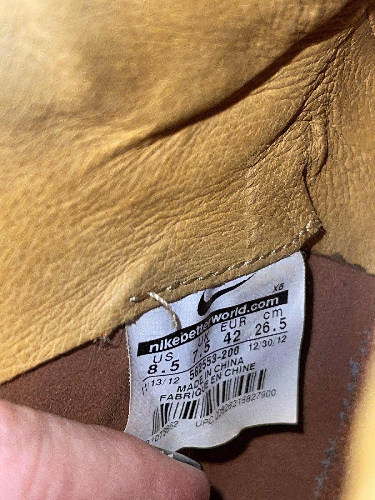 Nike Lebron 10 NSW Lifestyle 2012 ‘Hazelnut’ Size US 8.5 / EU 41-42 - 7 Thumbnail