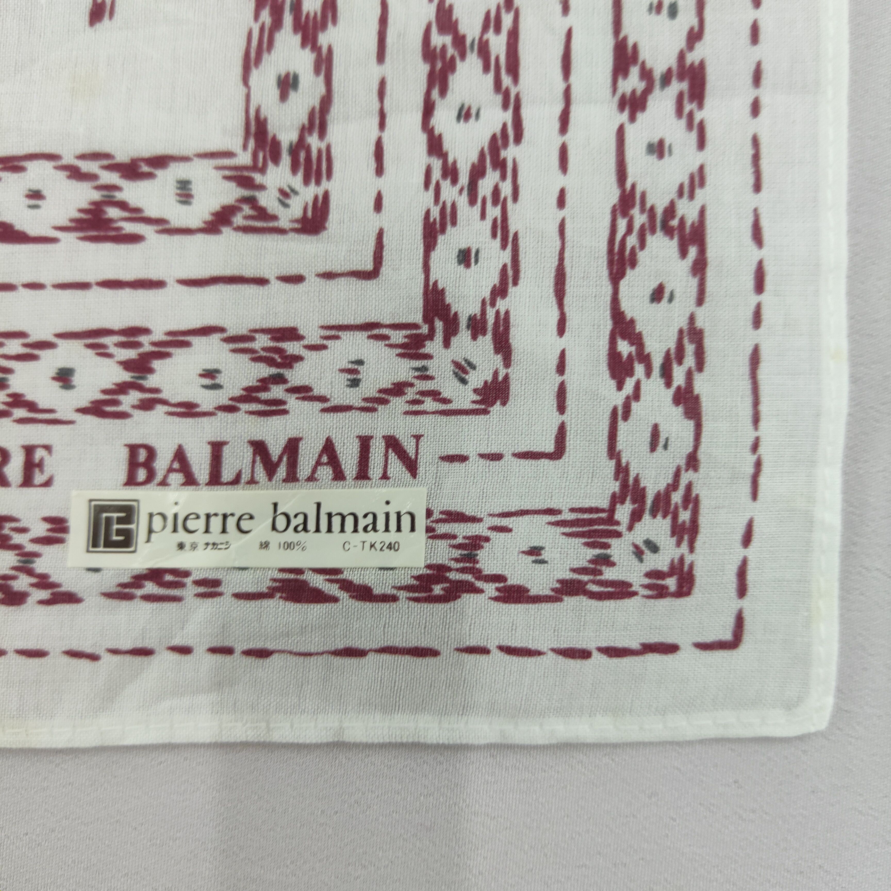 Pierre Balmain New Pierre Balmain Handkerchief neckerchief bandana - 3F2131 Size ONE SIZE - 5 Thumbnail