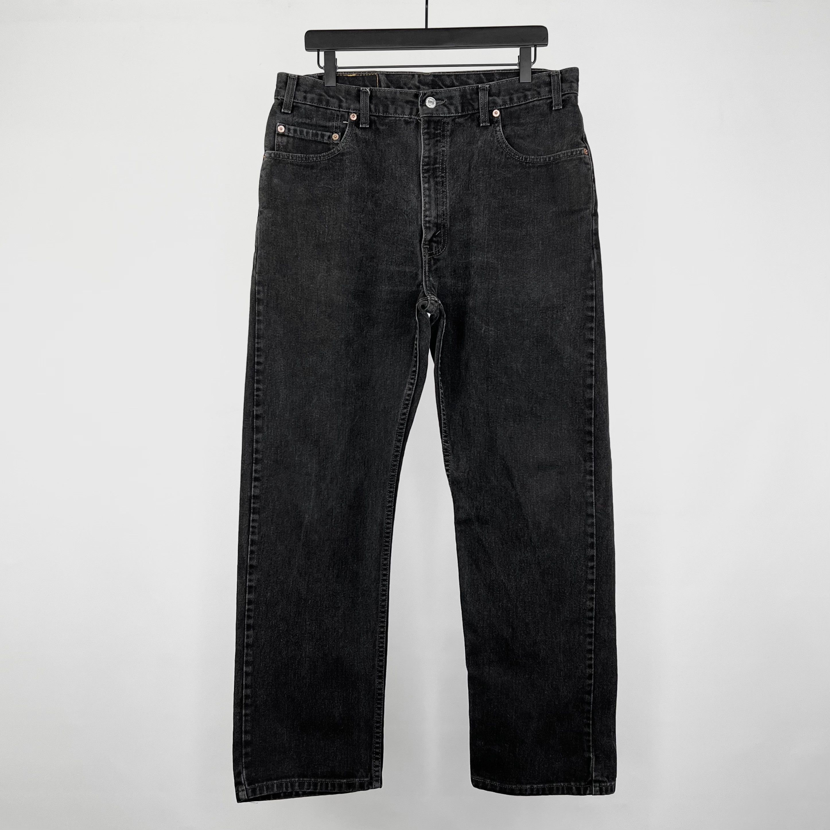 Pantalon Cuir Vintage Levi's édition Limitée Corée, Taille W31 L34 Noir - Occasion Parfait état