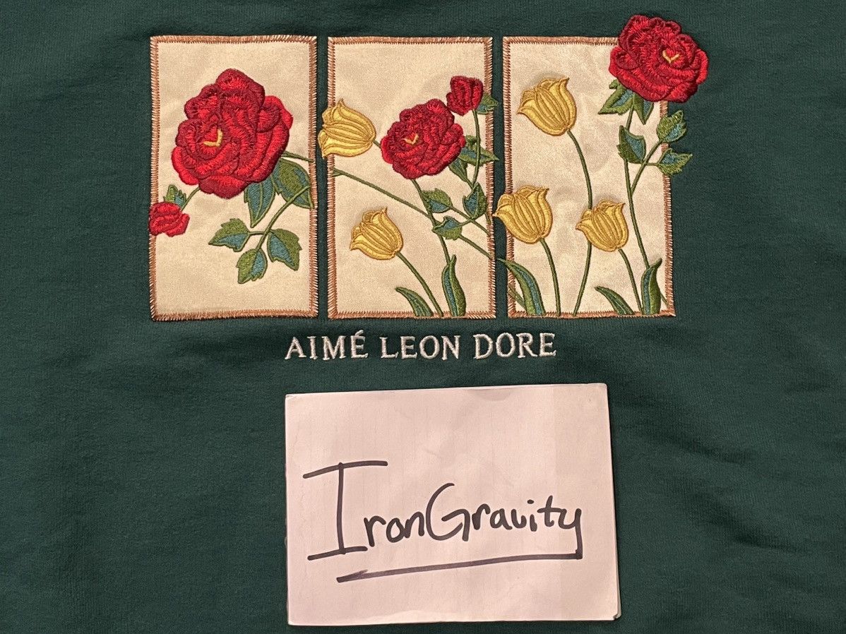 Aime Leon Dore Aimé Leon Dore ALD Floral Motif Crewneck Size Medium M Size US M / EU 48-50 / 2 - 2 Thumbnail