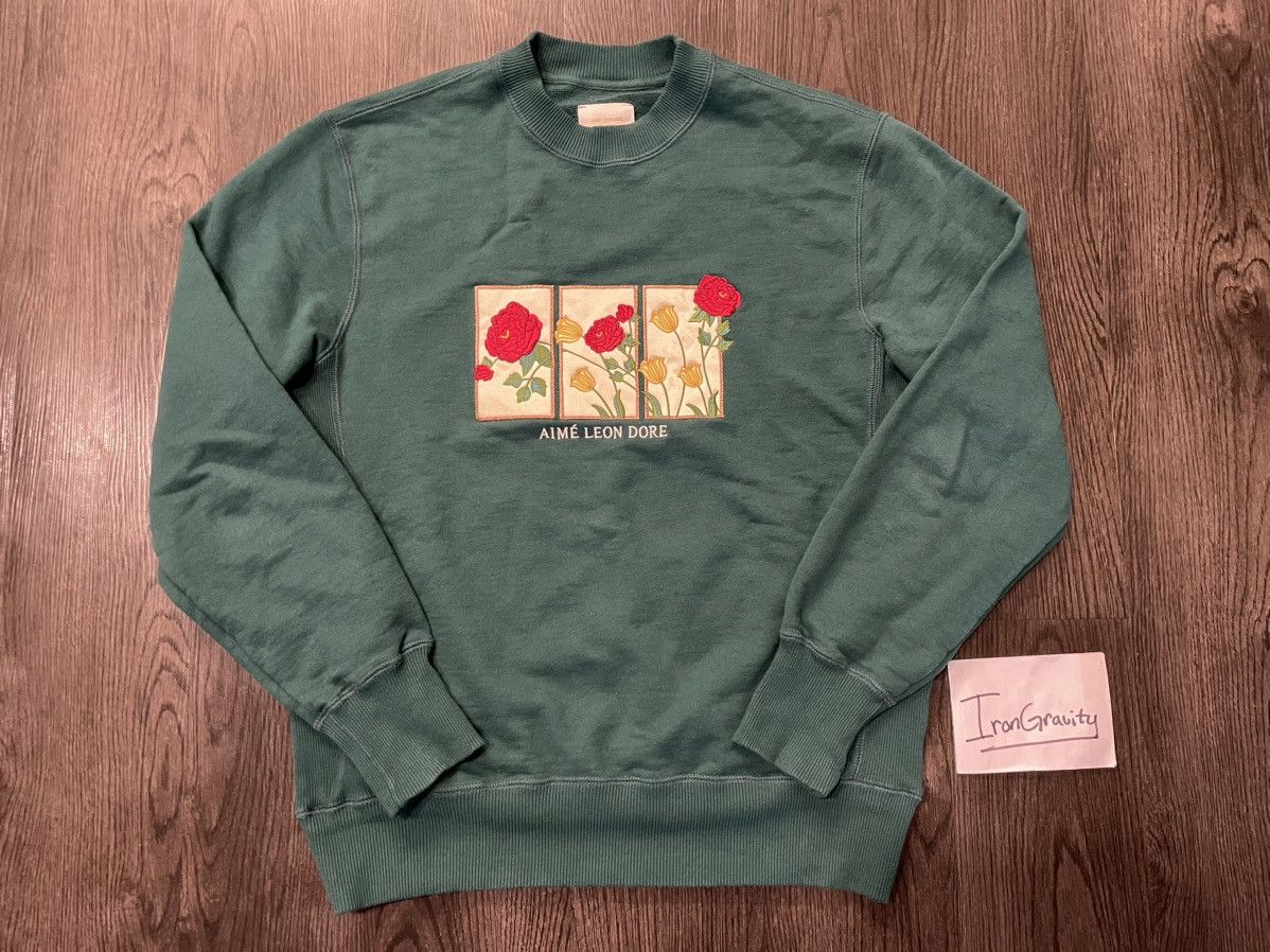 Aime Leon Dore Aimé Leon Dore ALD Floral Motif Crewneck Size Medium M Size US M / EU 48-50 / 2 - 1 Thumbnail