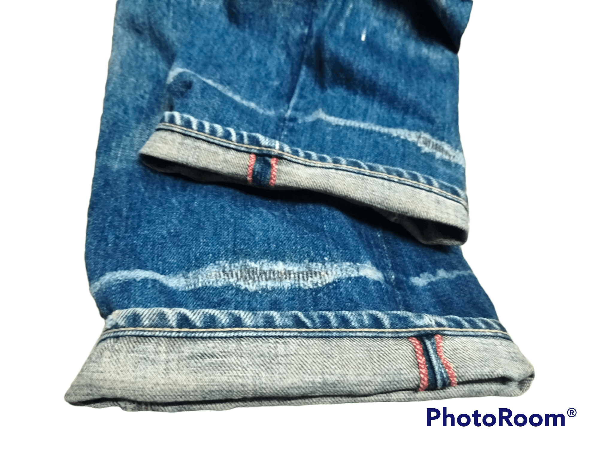 HOLLYWOOD RANCH MARKET H.r market distressed jeans selvedge Size US 31 - 3 Thumbnail