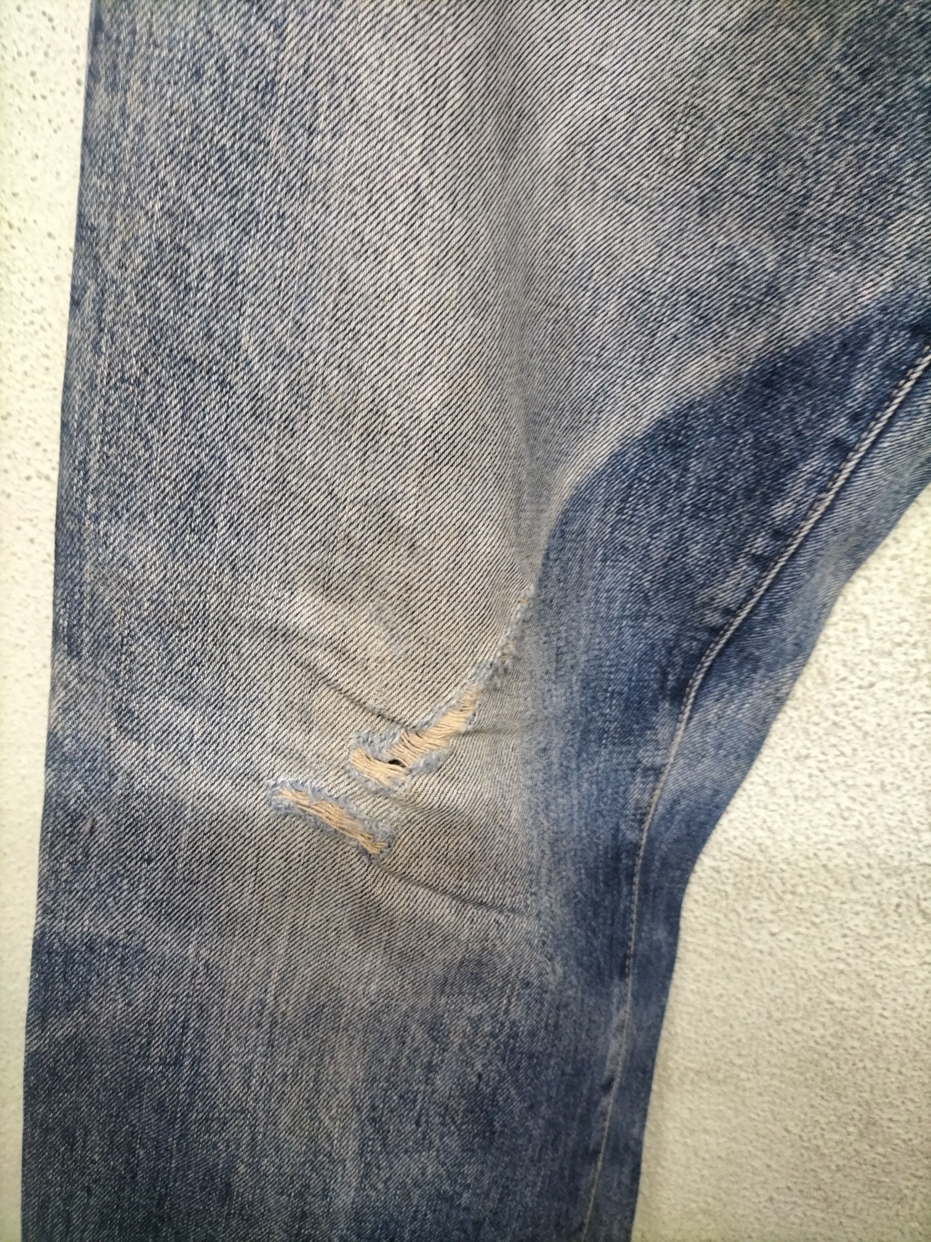 HOLLYWOOD RANCH MARKET H.r market distressed jeans selvedge Size US 31 - 9 Thumbnail