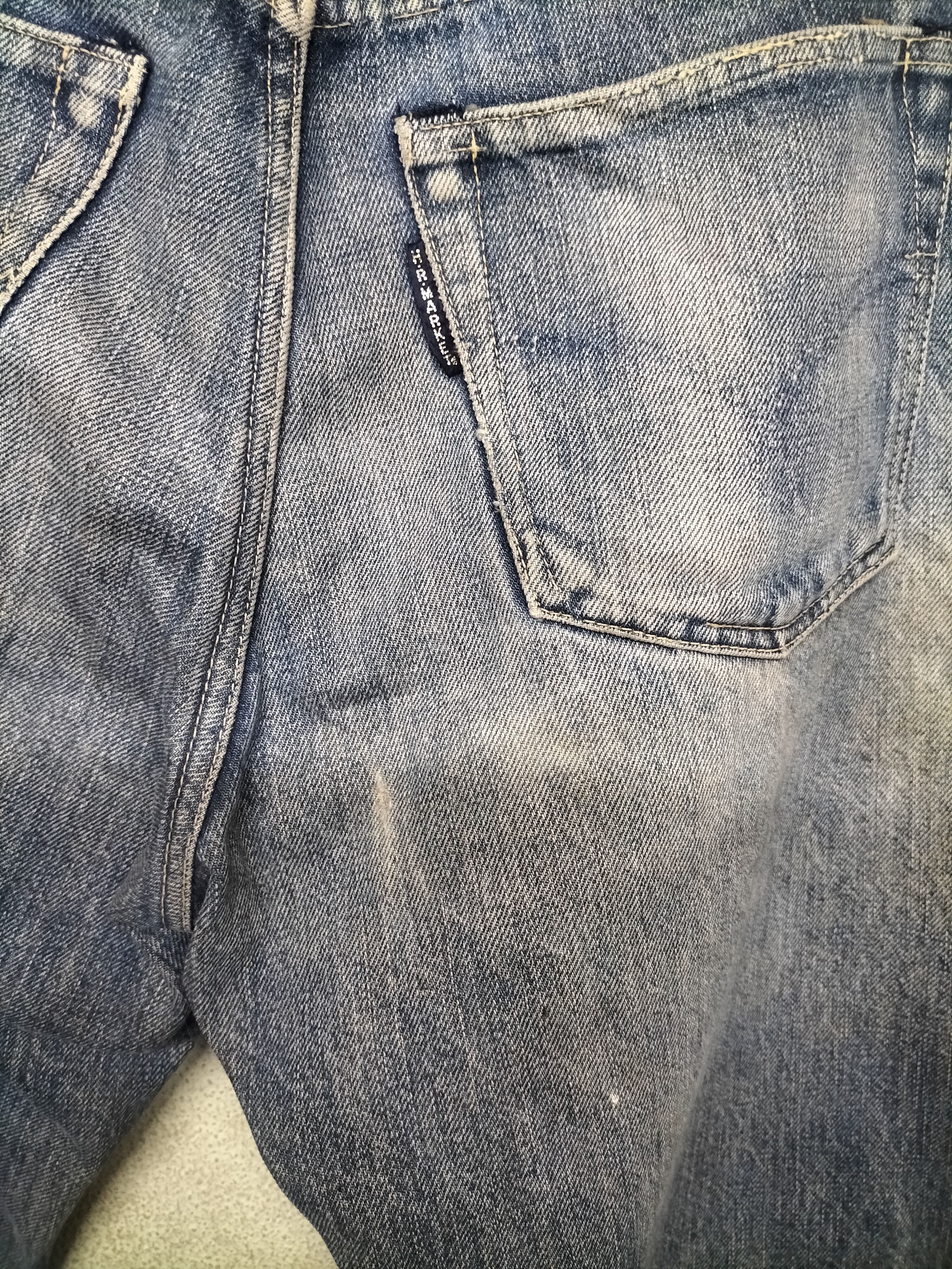 HOLLYWOOD RANCH MARKET H.r market distressed jeans selvedge Size US 31 - 11 Thumbnail